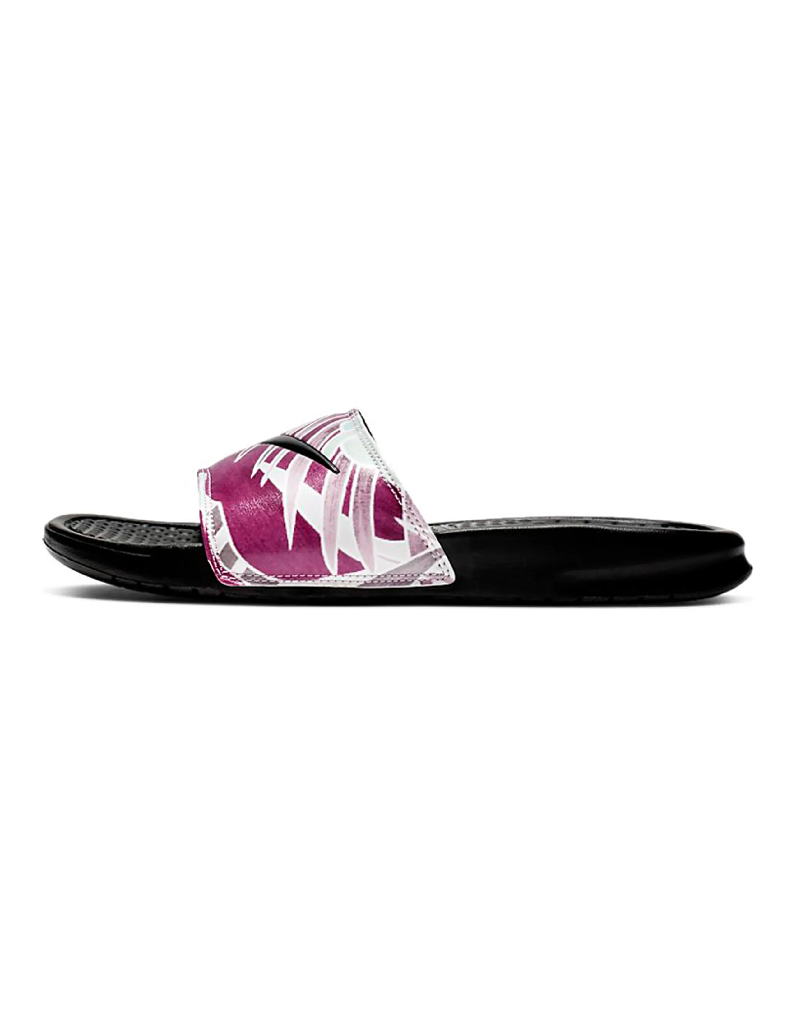 Nike Benassi Jdi Print 'Black Active Fuchsia' Women's