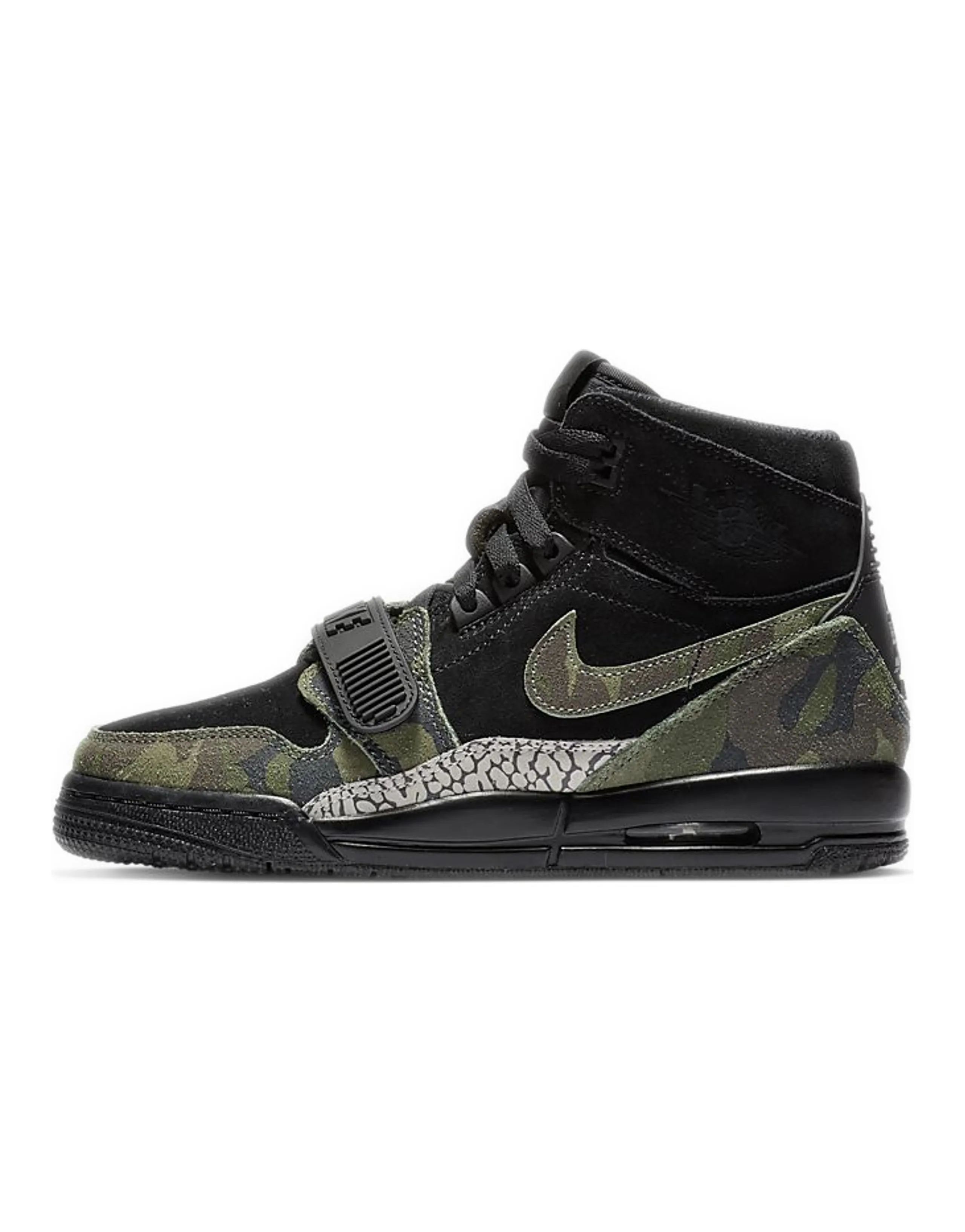 Air Jordan Legacy 312 'Black Camo Green' GS