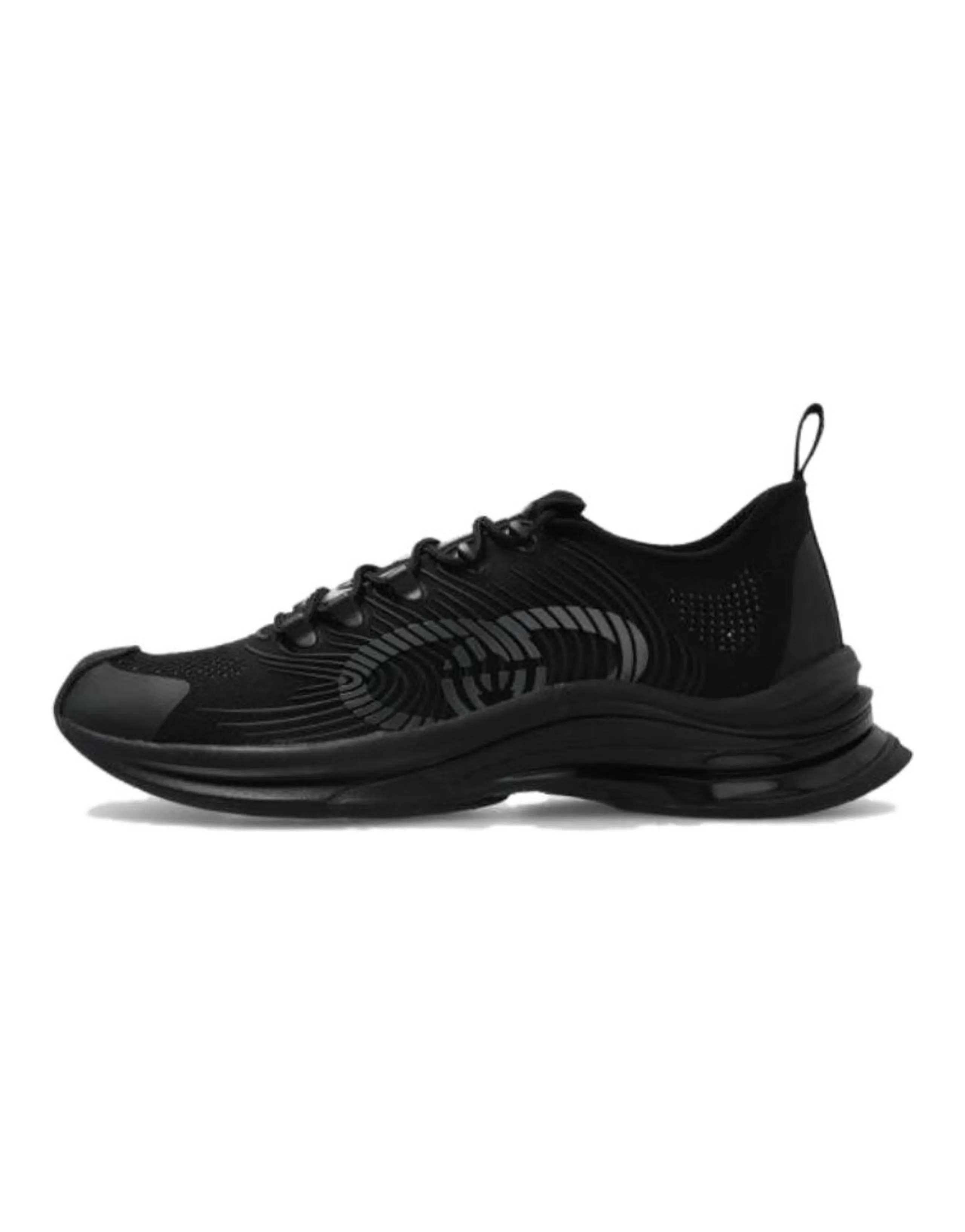 GUCCI RUN Low-Top Casual Shoes Men's Black