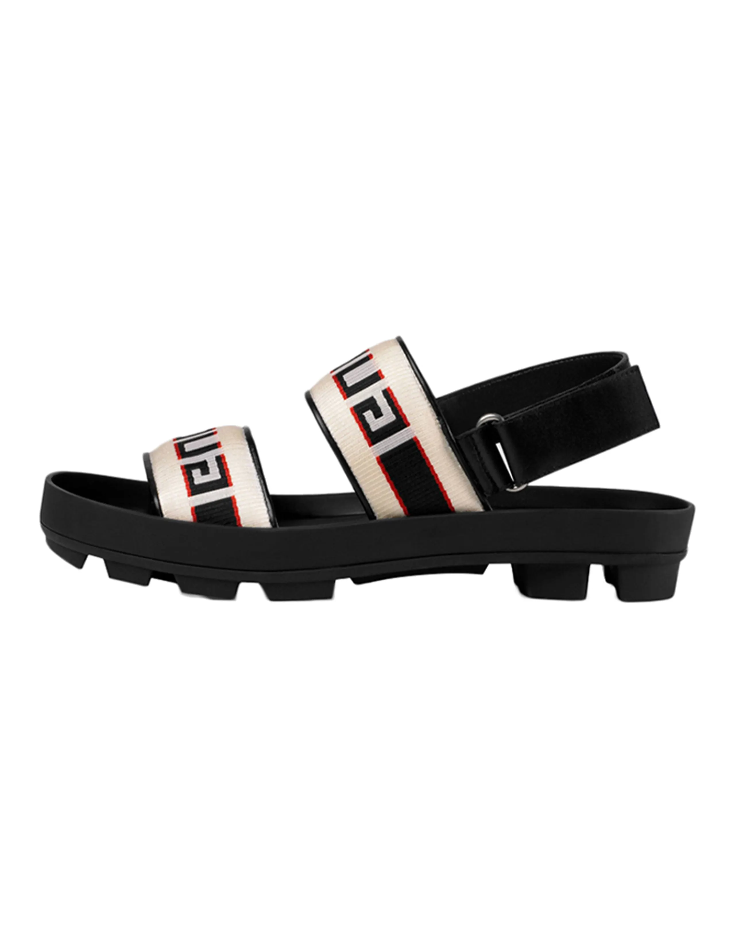 GUCCI Stripe Strap Sandals