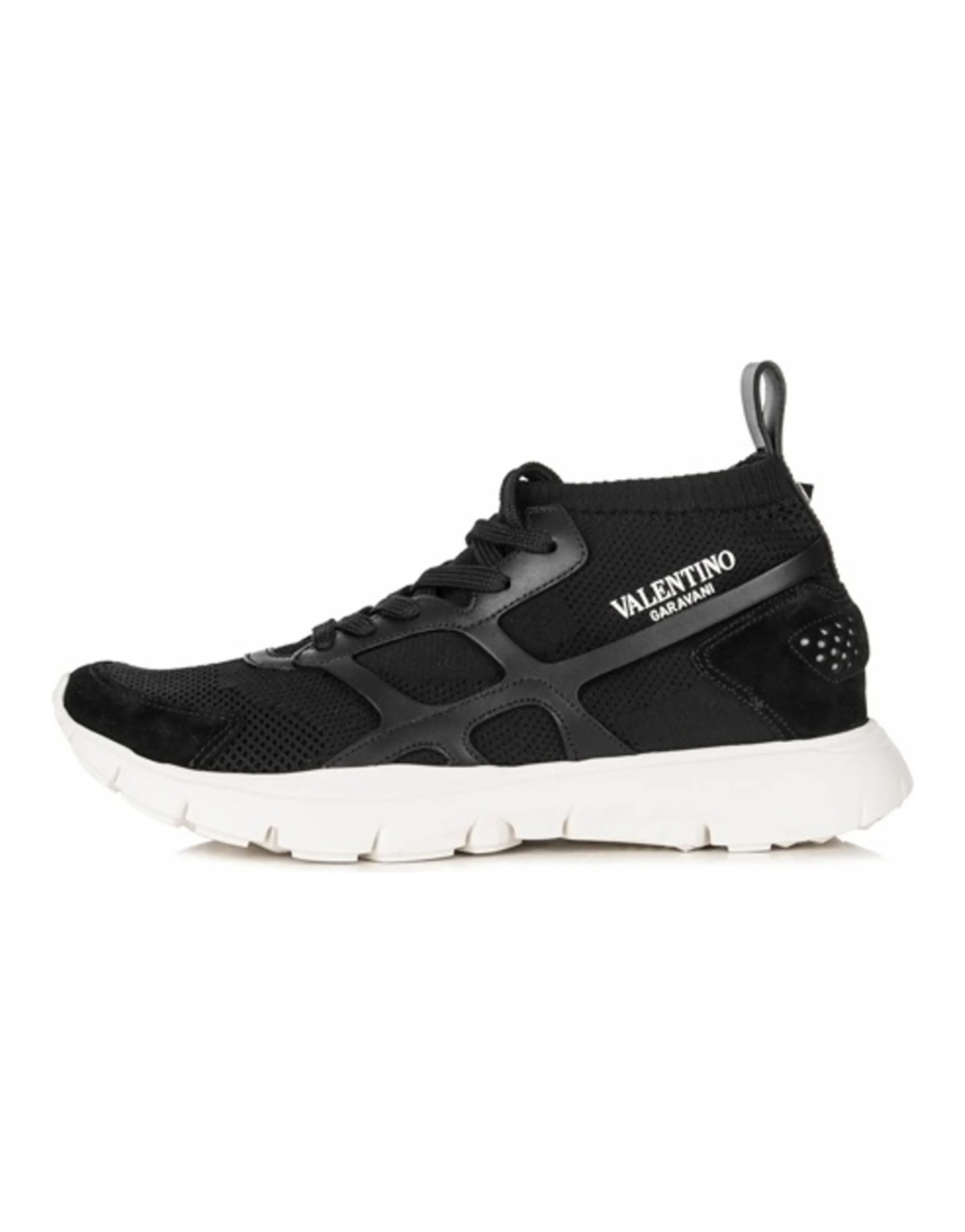 Valentino Sound High Sock Sneaker 'Black'