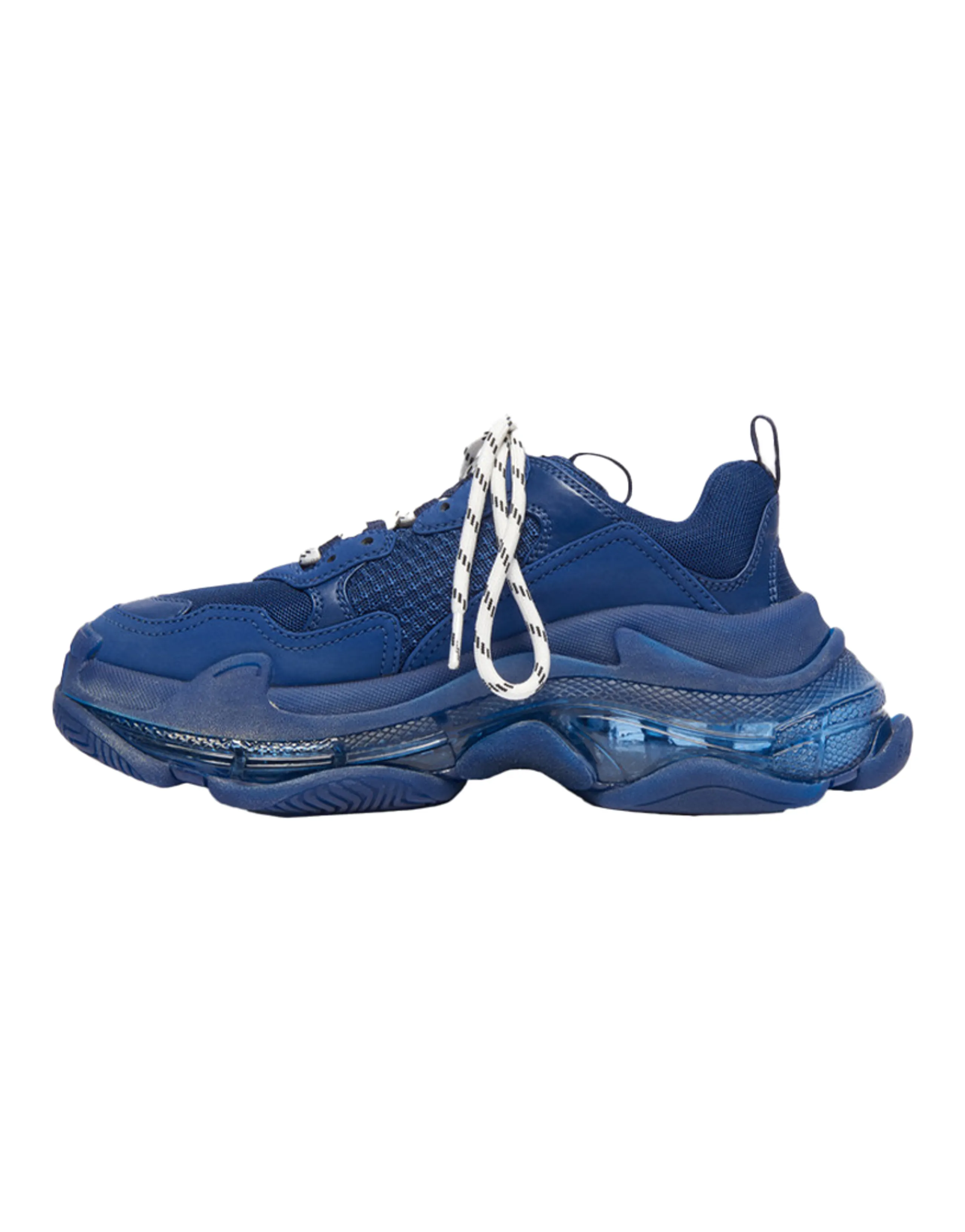 Balenciaga Triple S Clear Sole Navy Women's