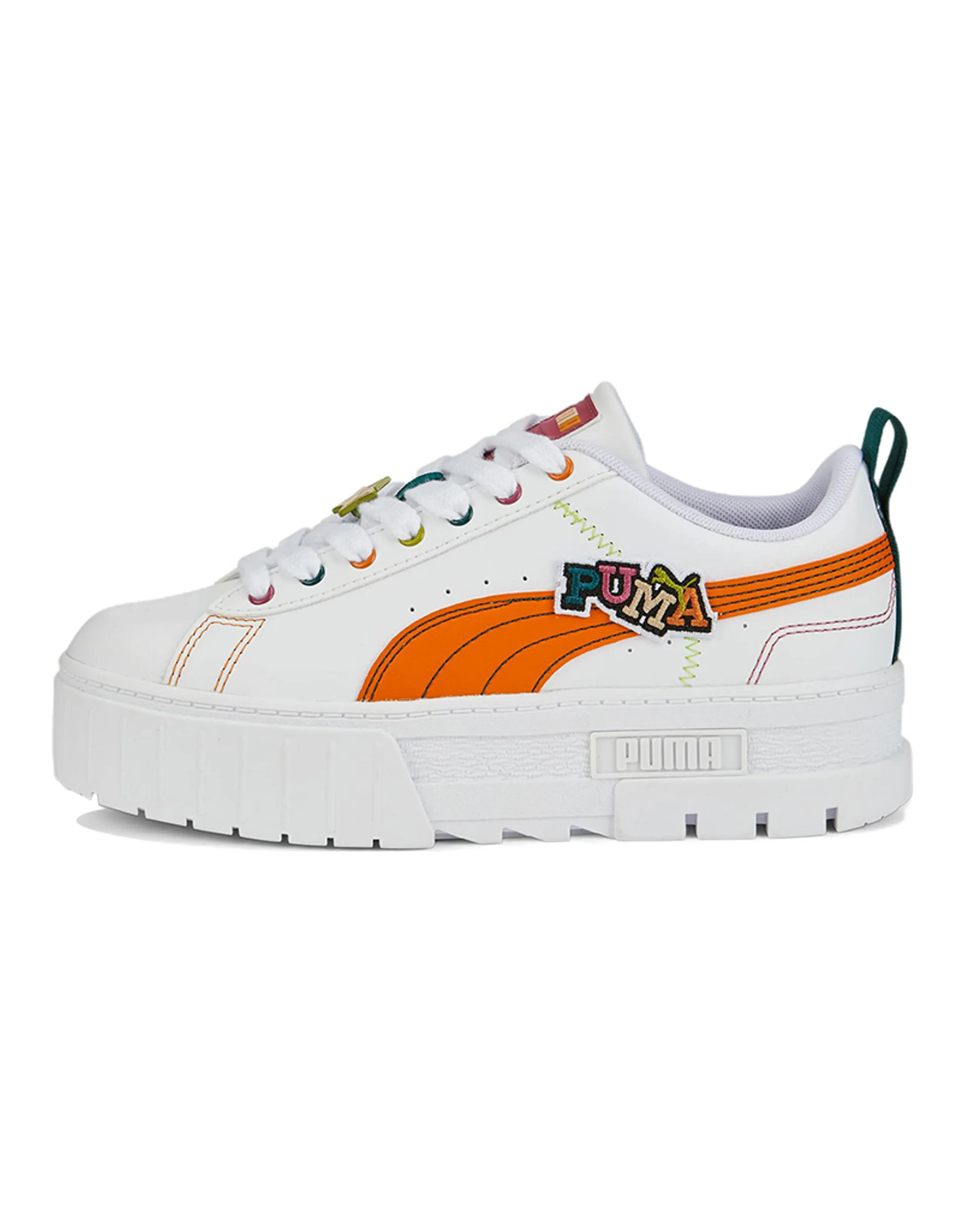 PUMA Mayze Pierced 'White Orange Brick' Women's