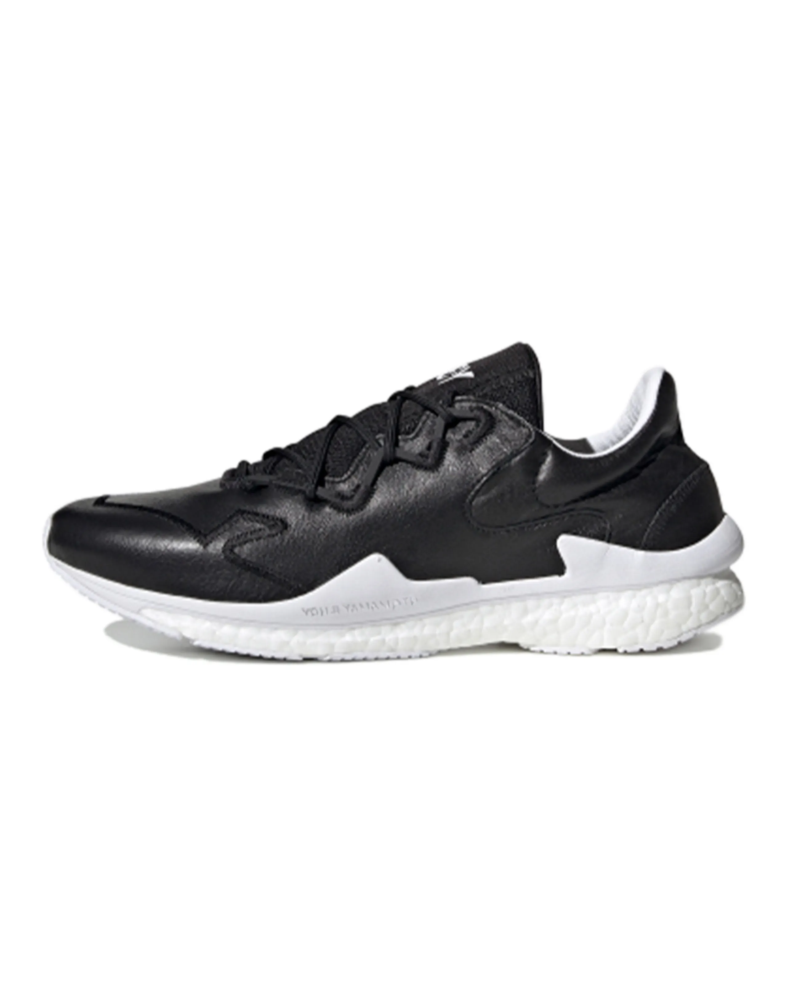 Y 3 Adizero Runner Leather Black White