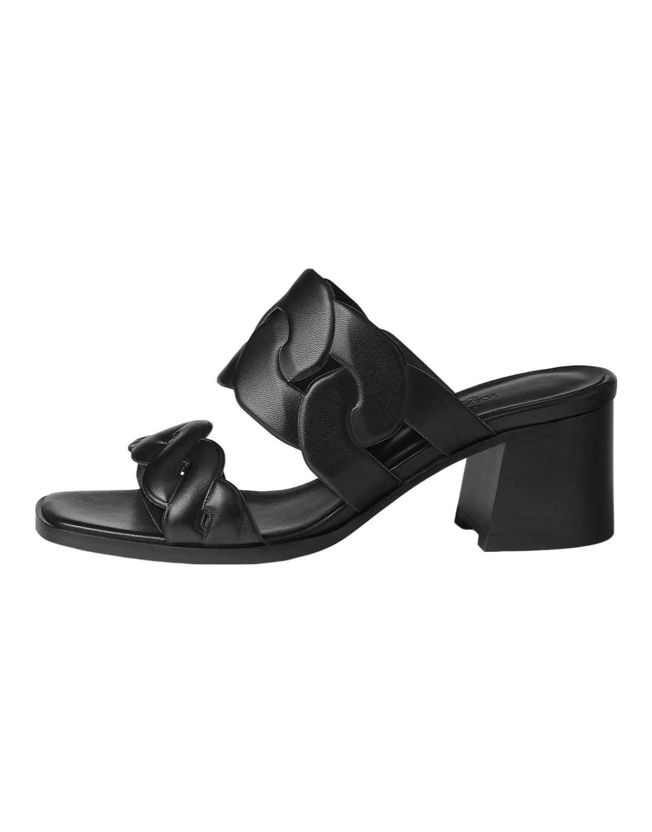 HERMES Gaby Slip-Resistant Slide Slippers Women's Black