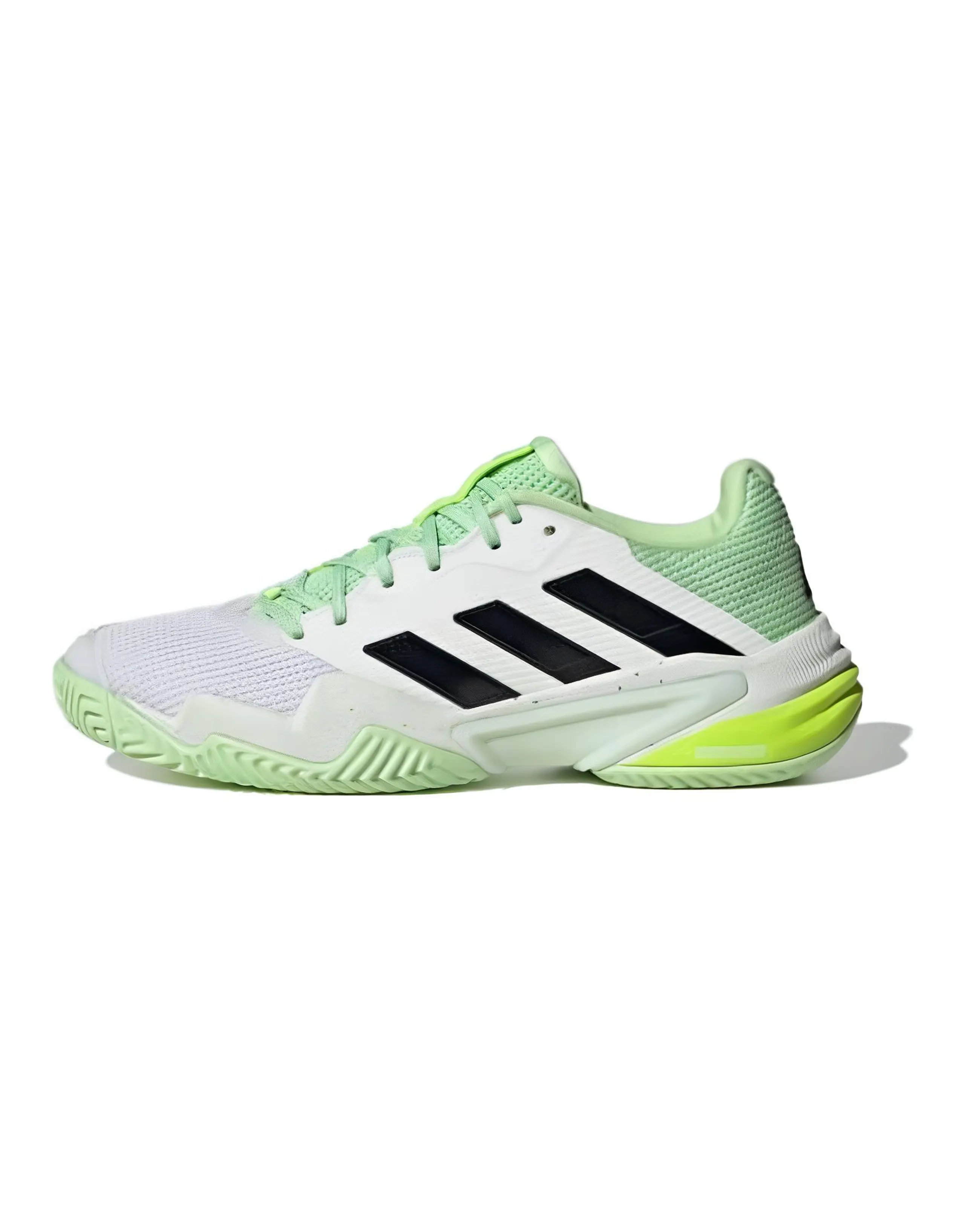 Adidas Barricade 13 Cloud White Core Black Semi Green Spark