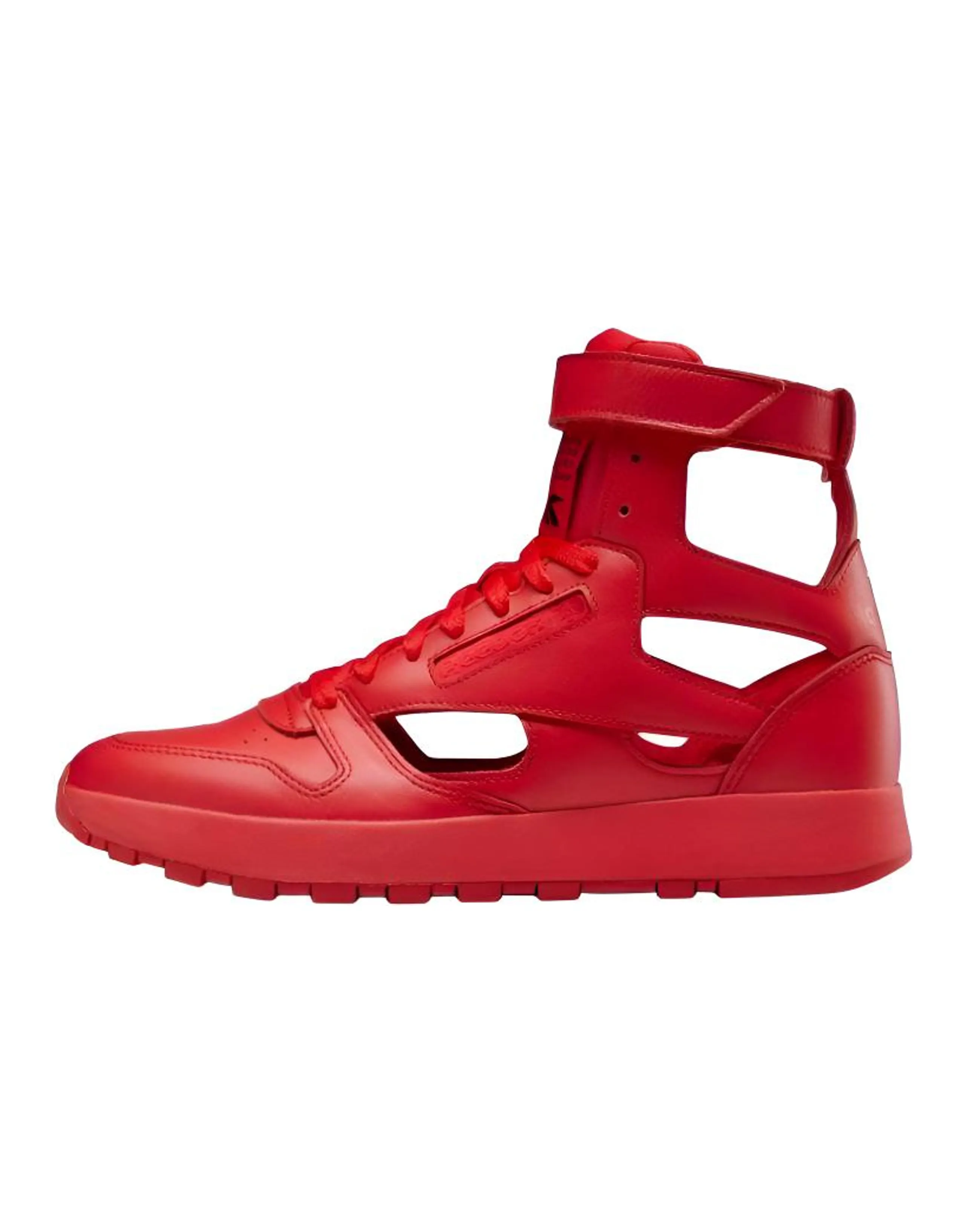 Reebok x Maison Margiela Classic Leather Split-Toe High-Top Sneakers Unisex Red