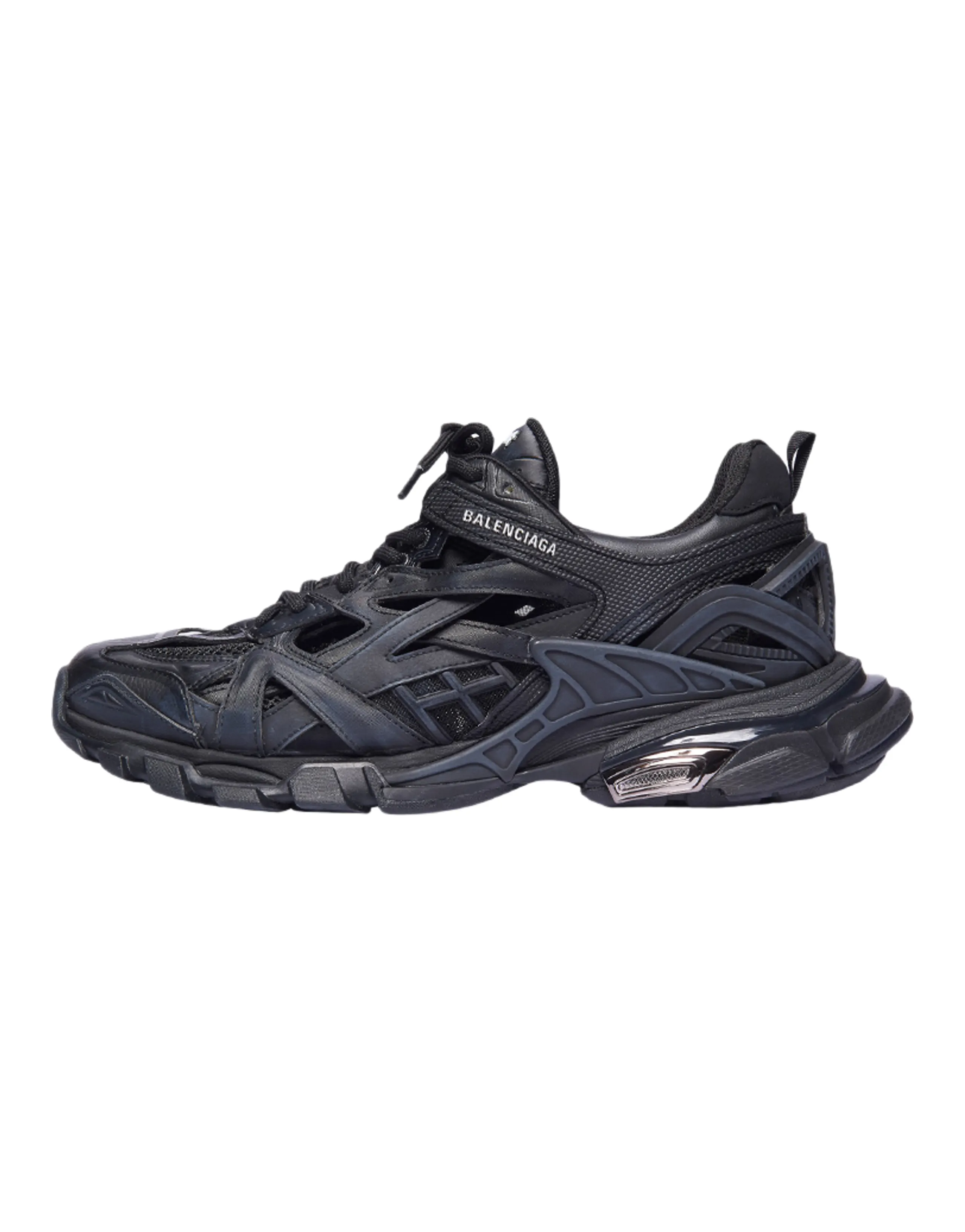 Balenciaga Track.2 Clear Sole Black