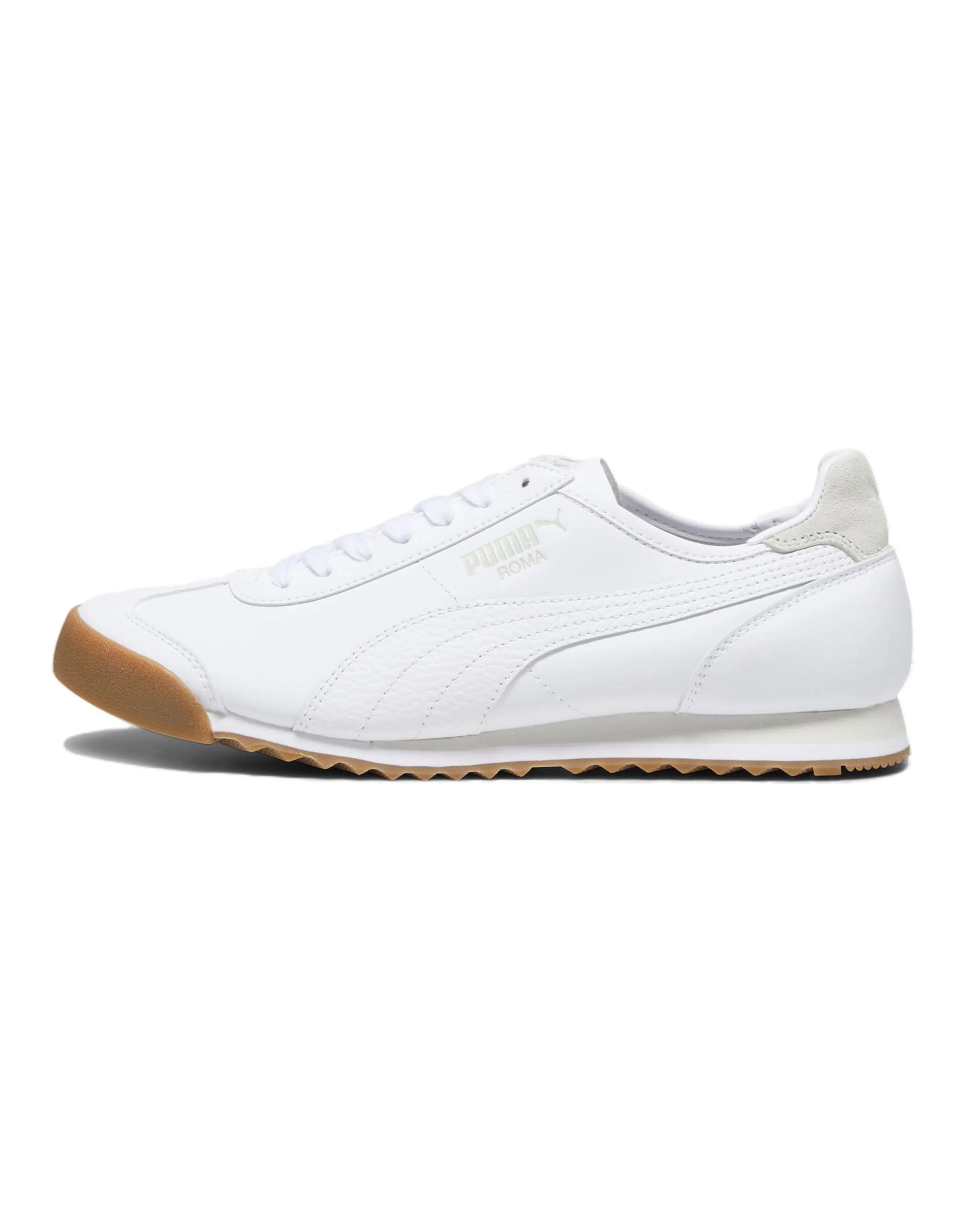 PUMA Roma Comfortable Durable Low-Top Casual Shoes Unisex White