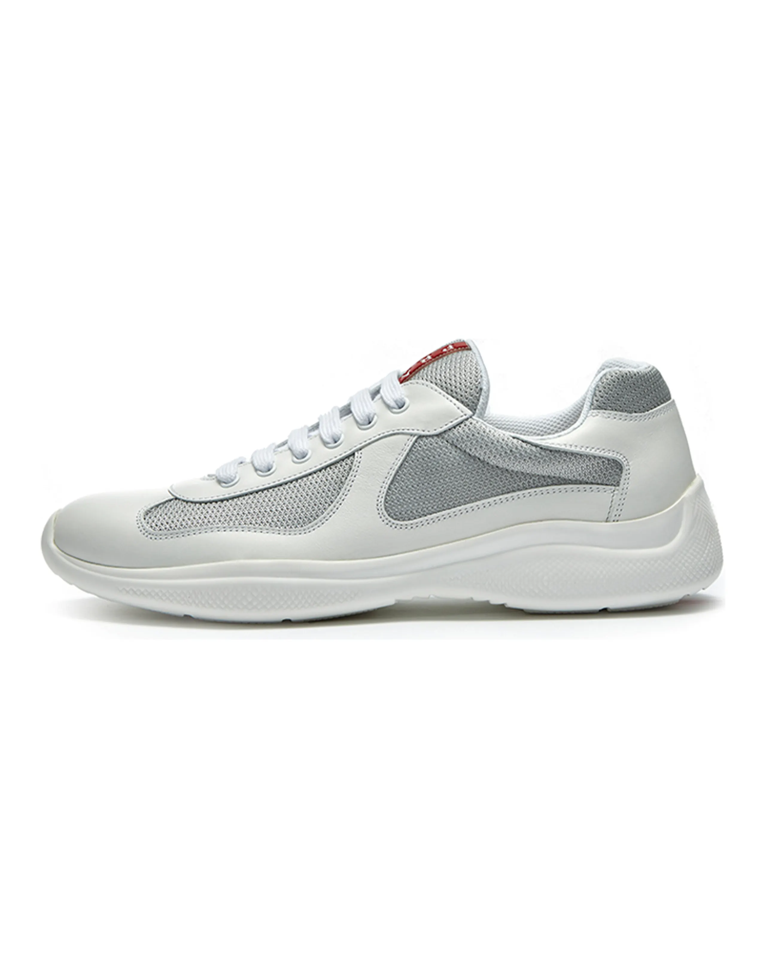 PRADA America's Cup Sneakers White Silver