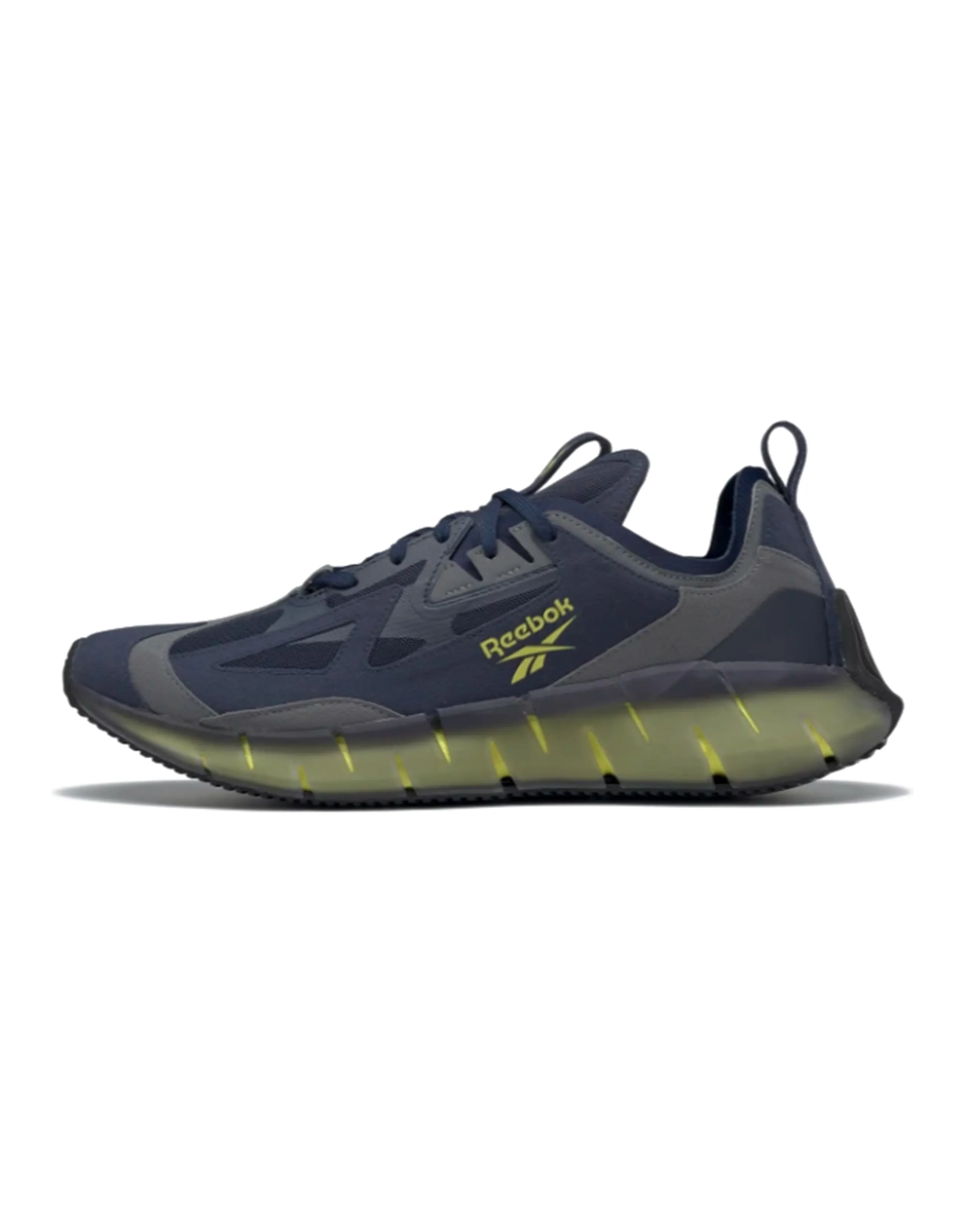 Reebok Zig Kinetica Breathable Cushion Low-Top Sneakers Unisex Dark Blue