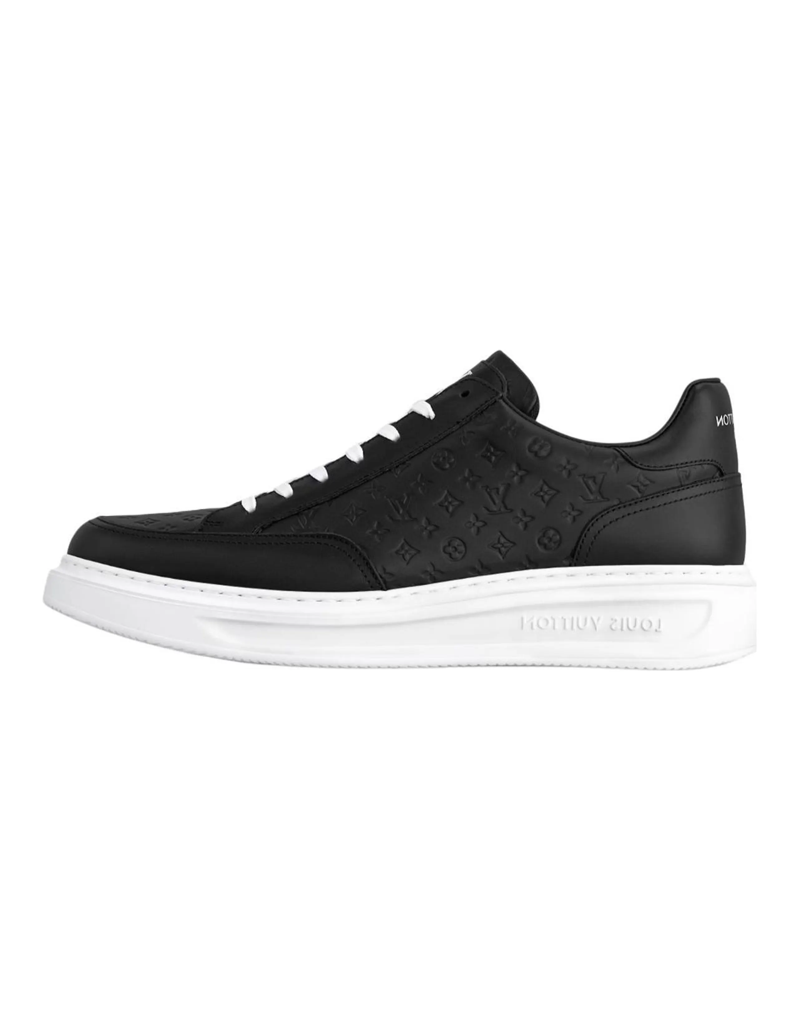 LOUIS VUITTON Beverly Hills Low-Top Casual Shoes Men's Black