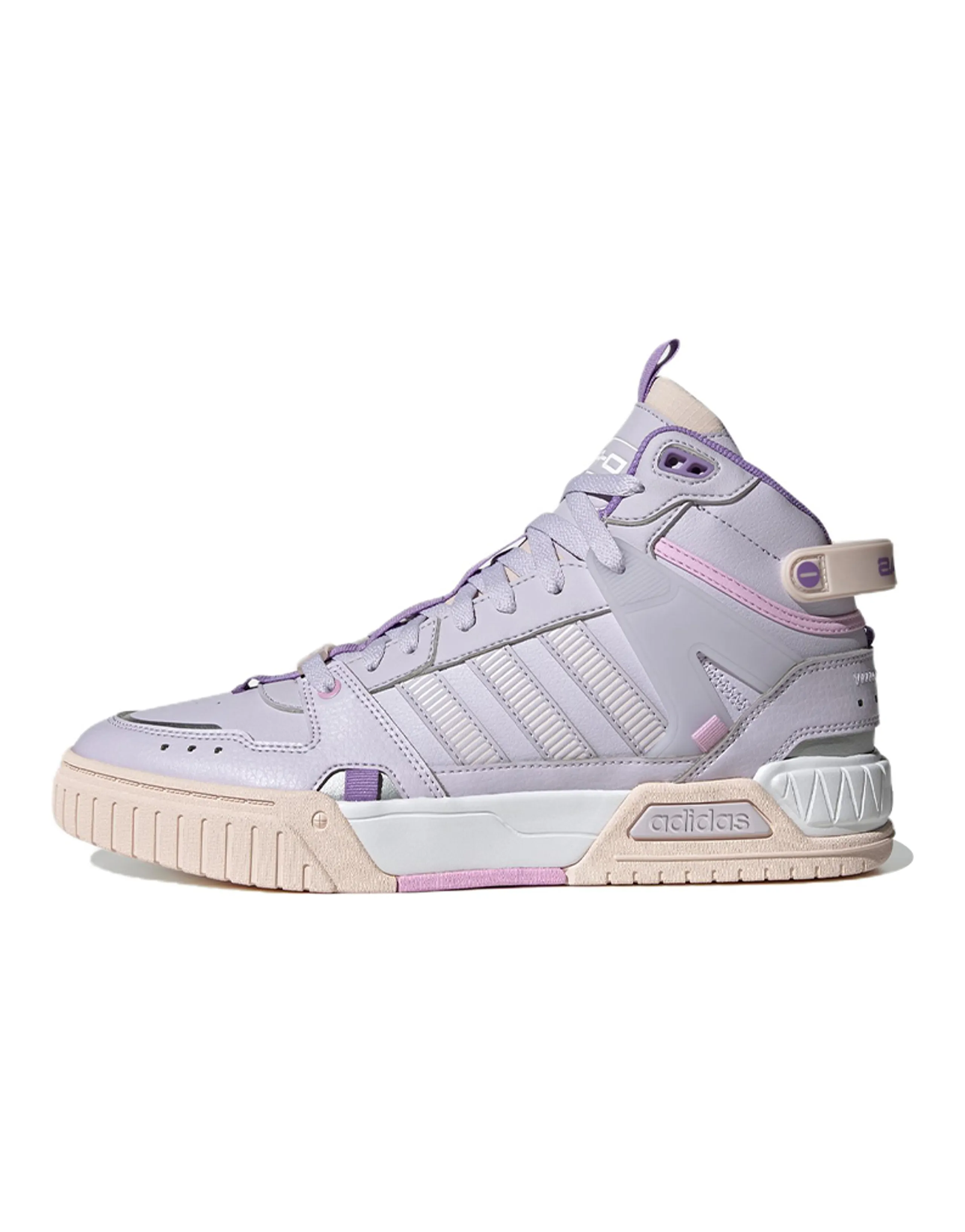 Adidas Neo D PAD Mid Tennis Shoes 'Silver Dawn' Women's