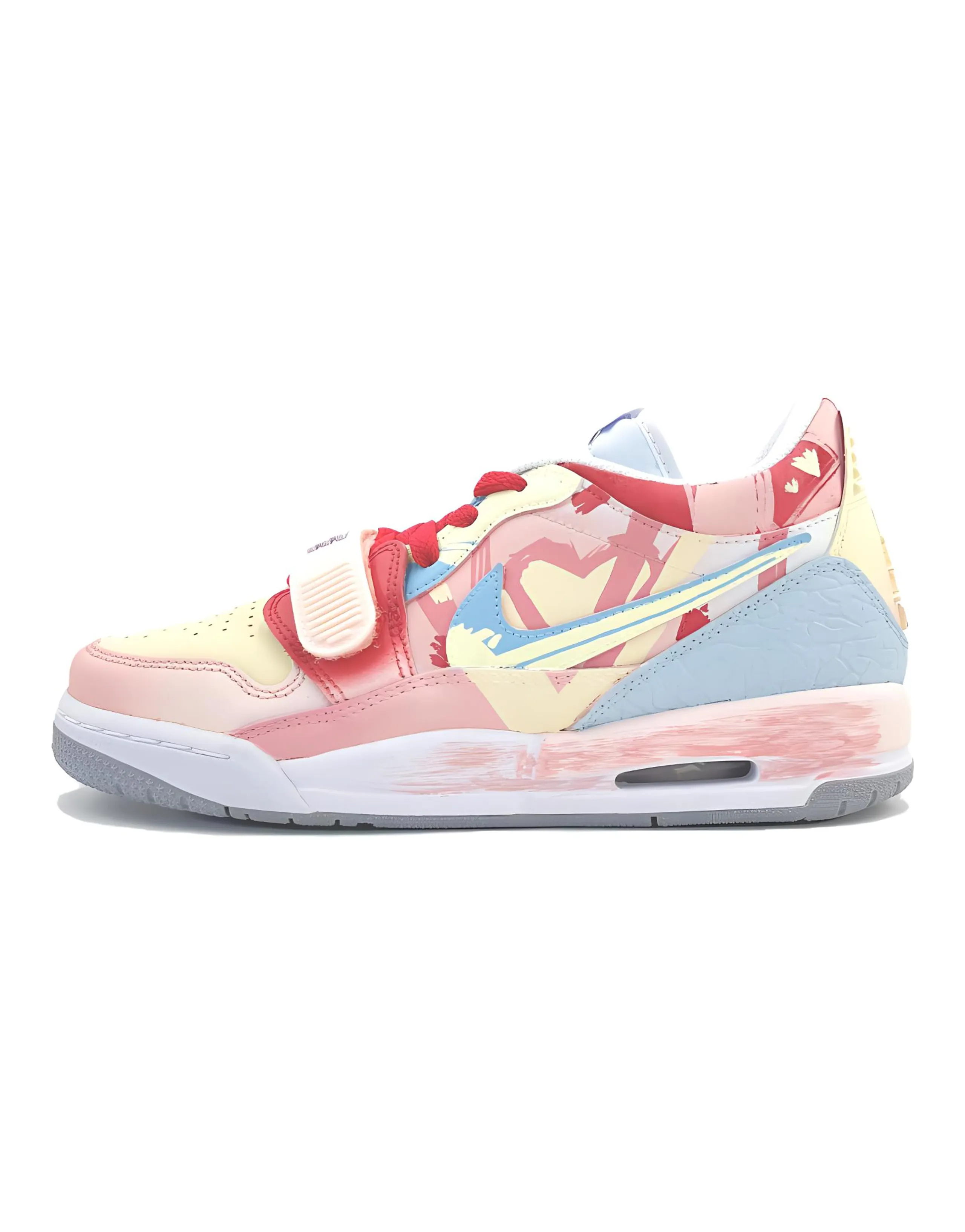 JORDAN Legacy 312 Vintage Basketball Shoes Women's Low Top Ecru
