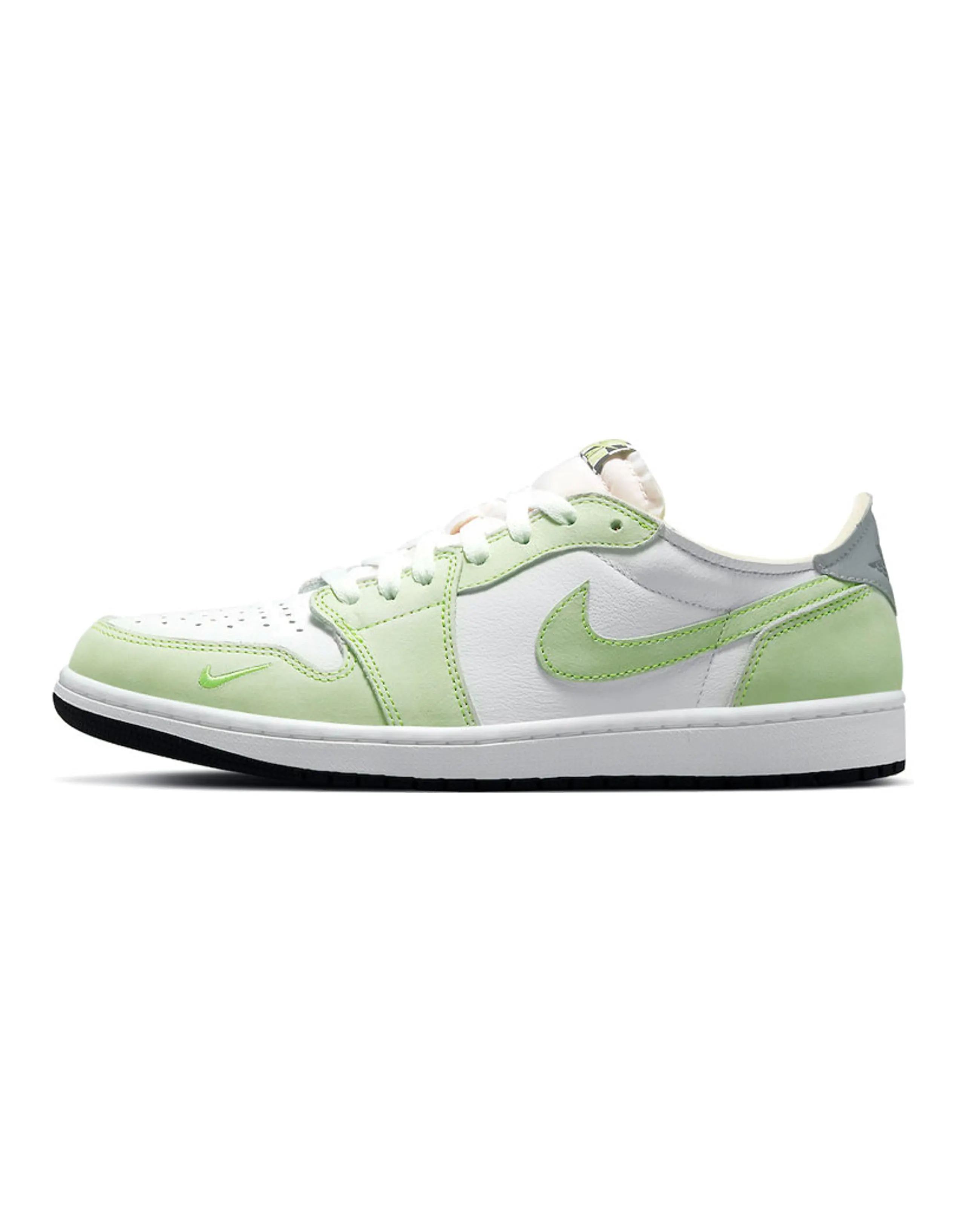 JORDAN 1 Retro Low White Ghost Green Black