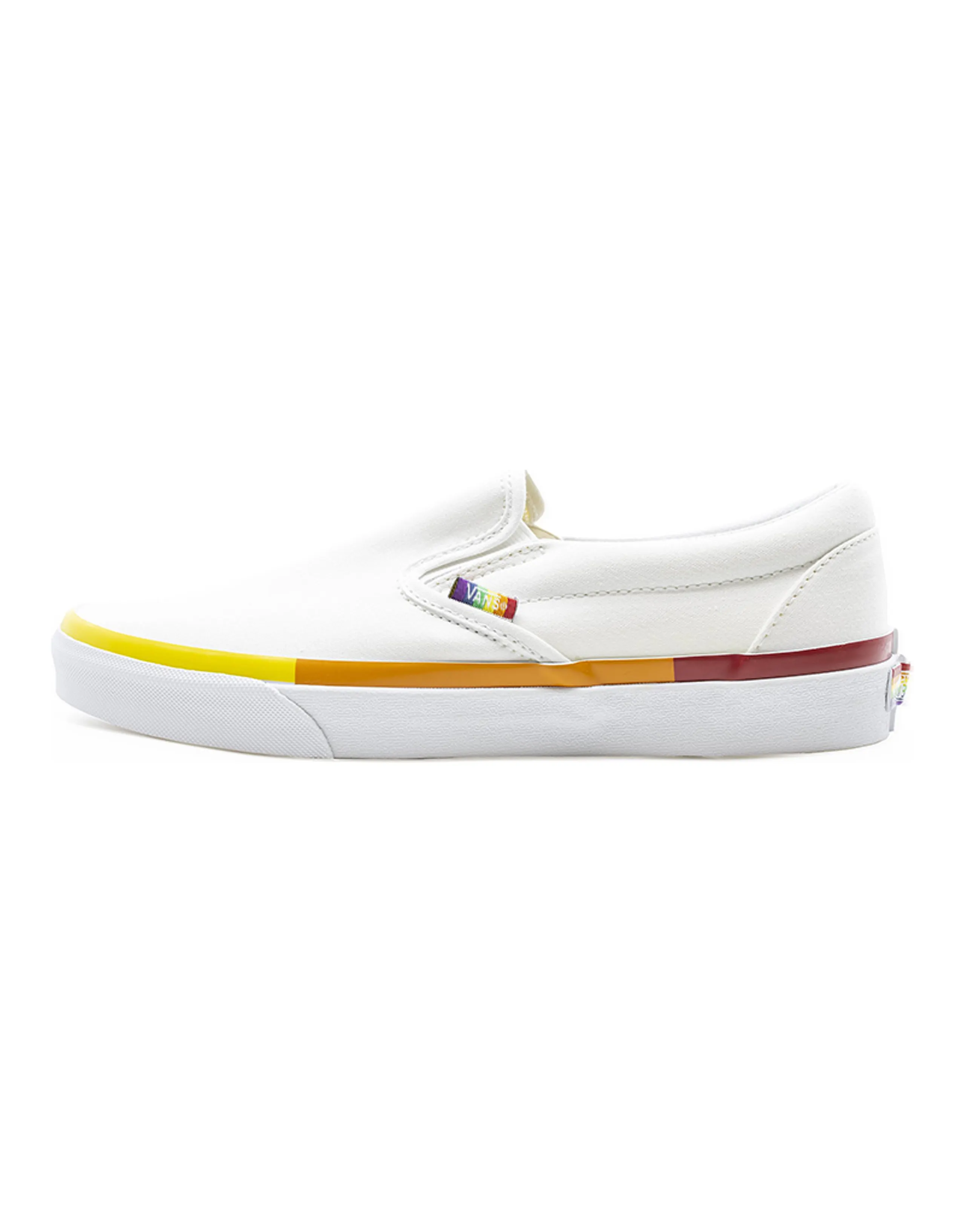 Vans Classic Slip On White/Yellow