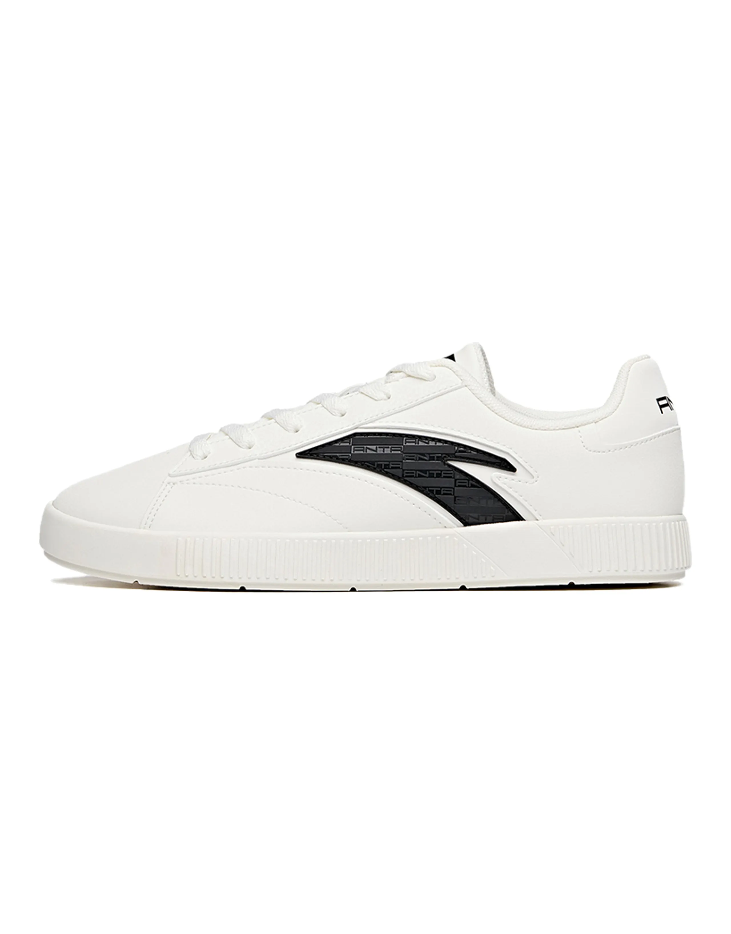 Anta Life Collection Slip-Resistant Low-Top Skateboard Shoes Men's White