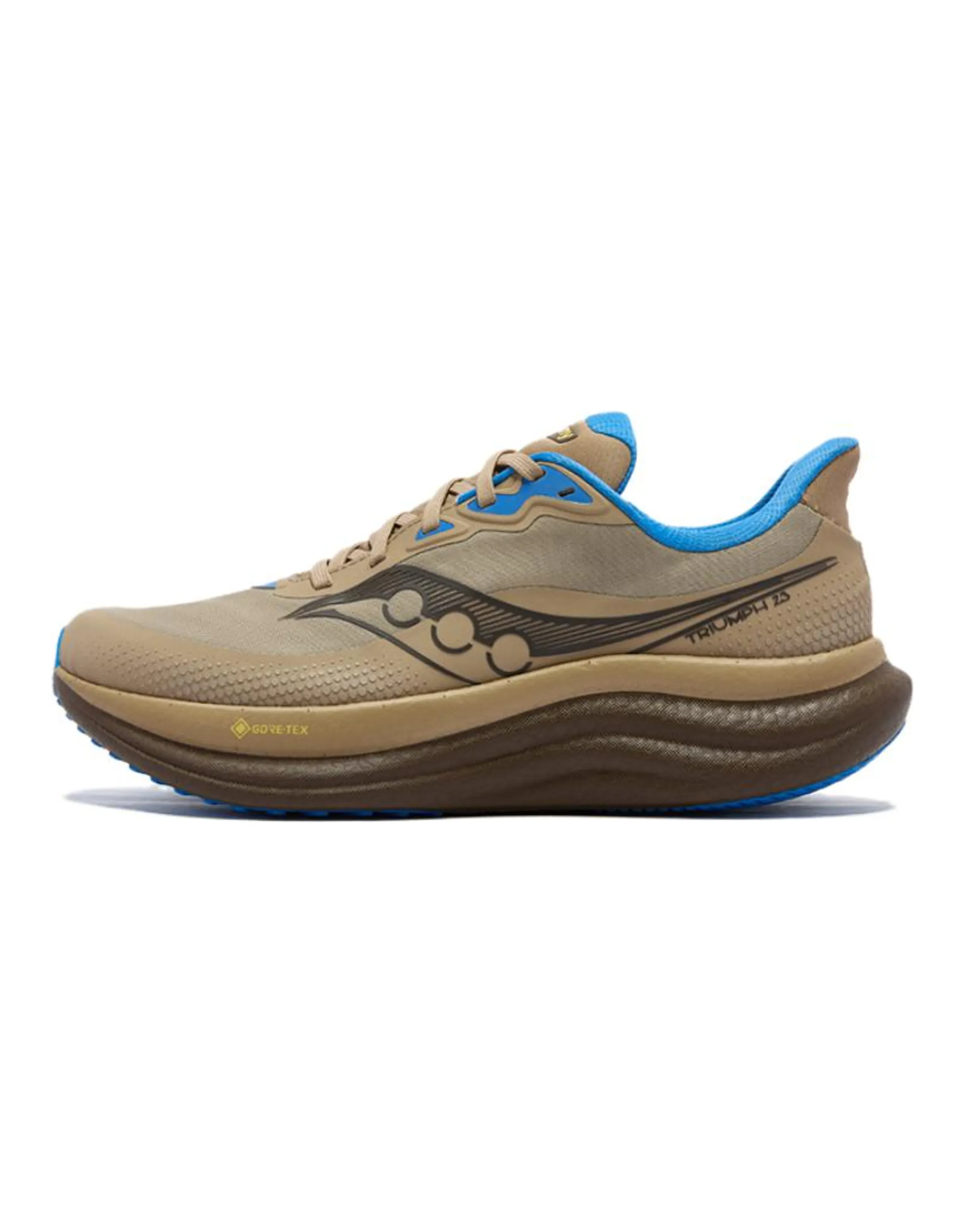 Saucony Triumph 23 GTX Comfortable Versatile PWRRUN PB Long Distance Training Running Shoes Unisex Brown