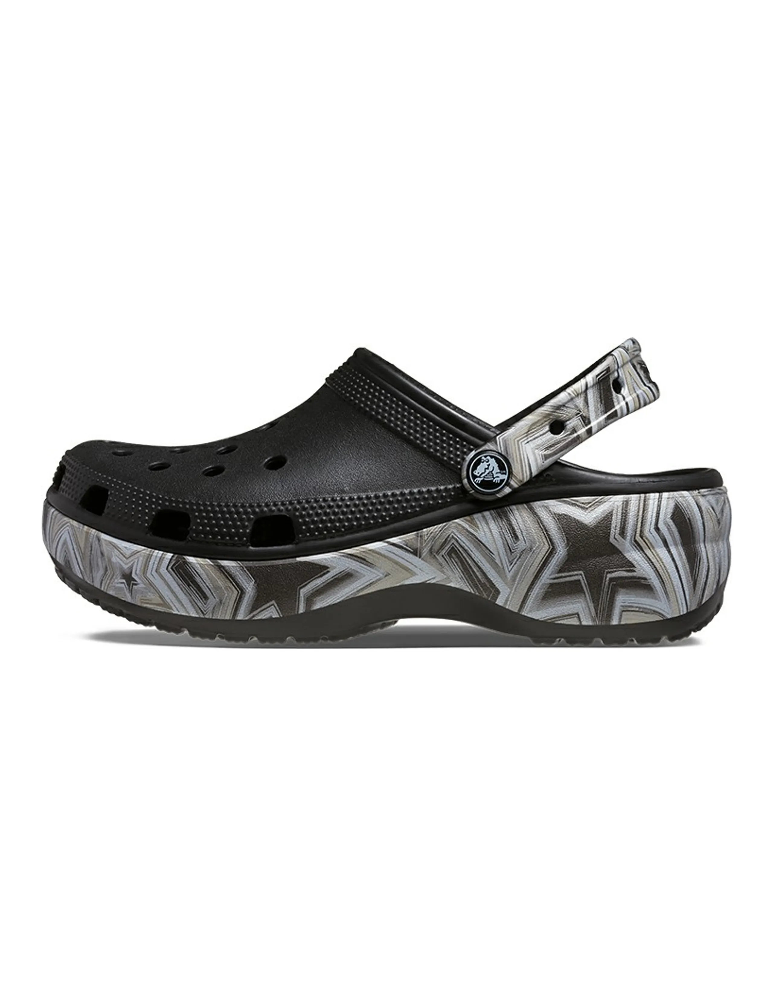 Crocs Classic Crush Disco Clog 'Black' Women's