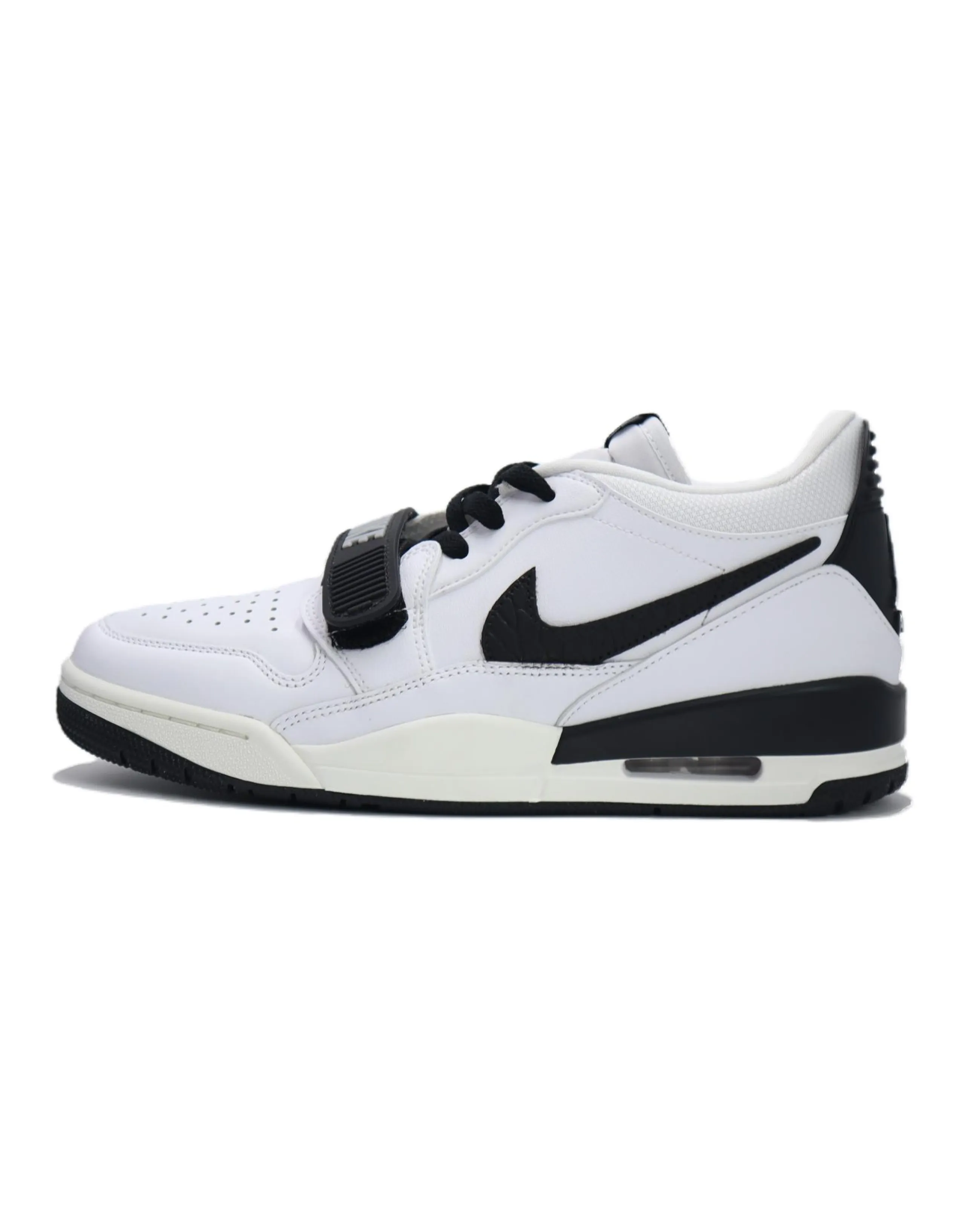JORDAN Legacy 312 Vintage Basketball Shoes Men Low-Top White Black