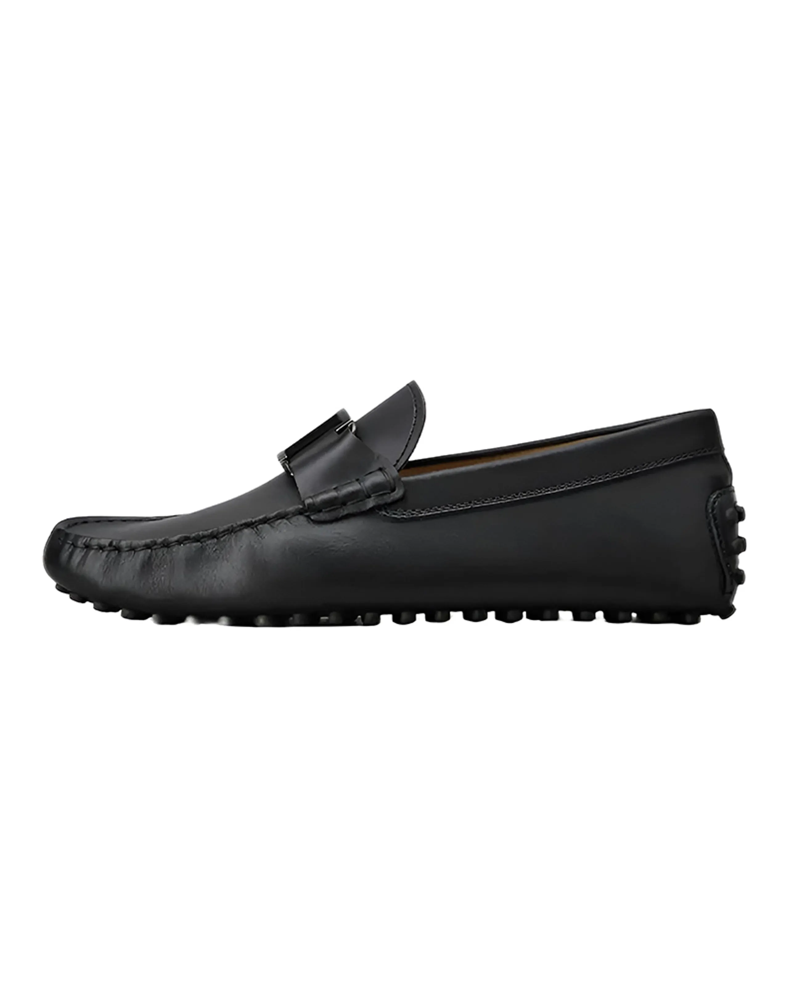 TOD'S Almond-toe Leather Loafers