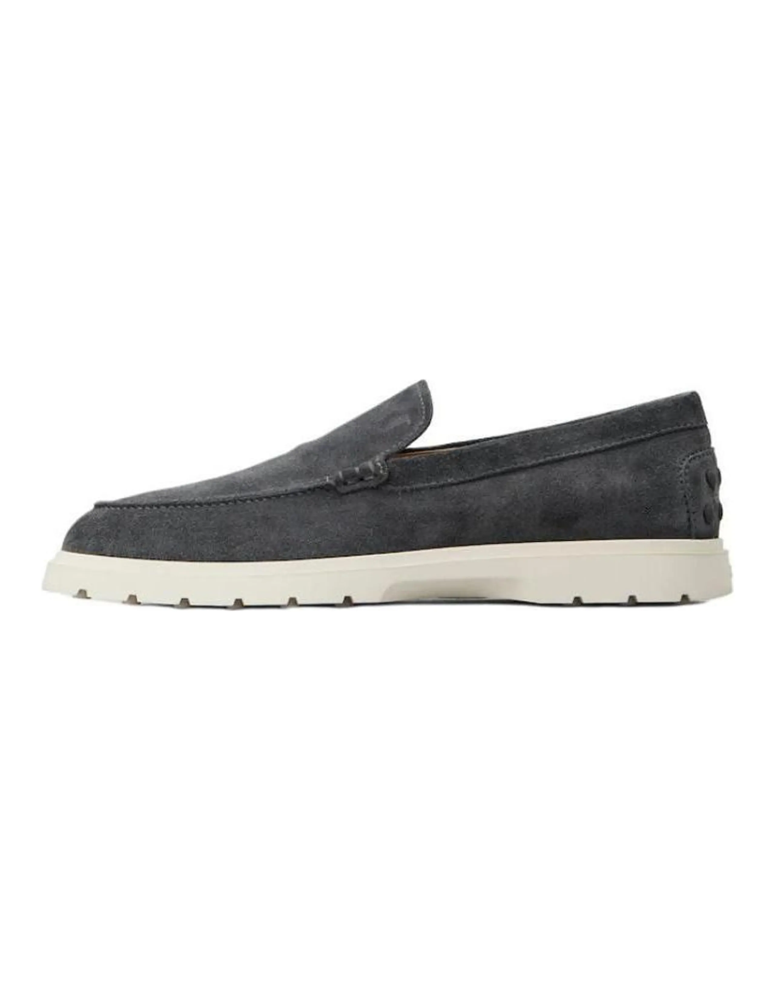 TOD'S Suede Comfortable Simple Casual Shoes Men's Gray