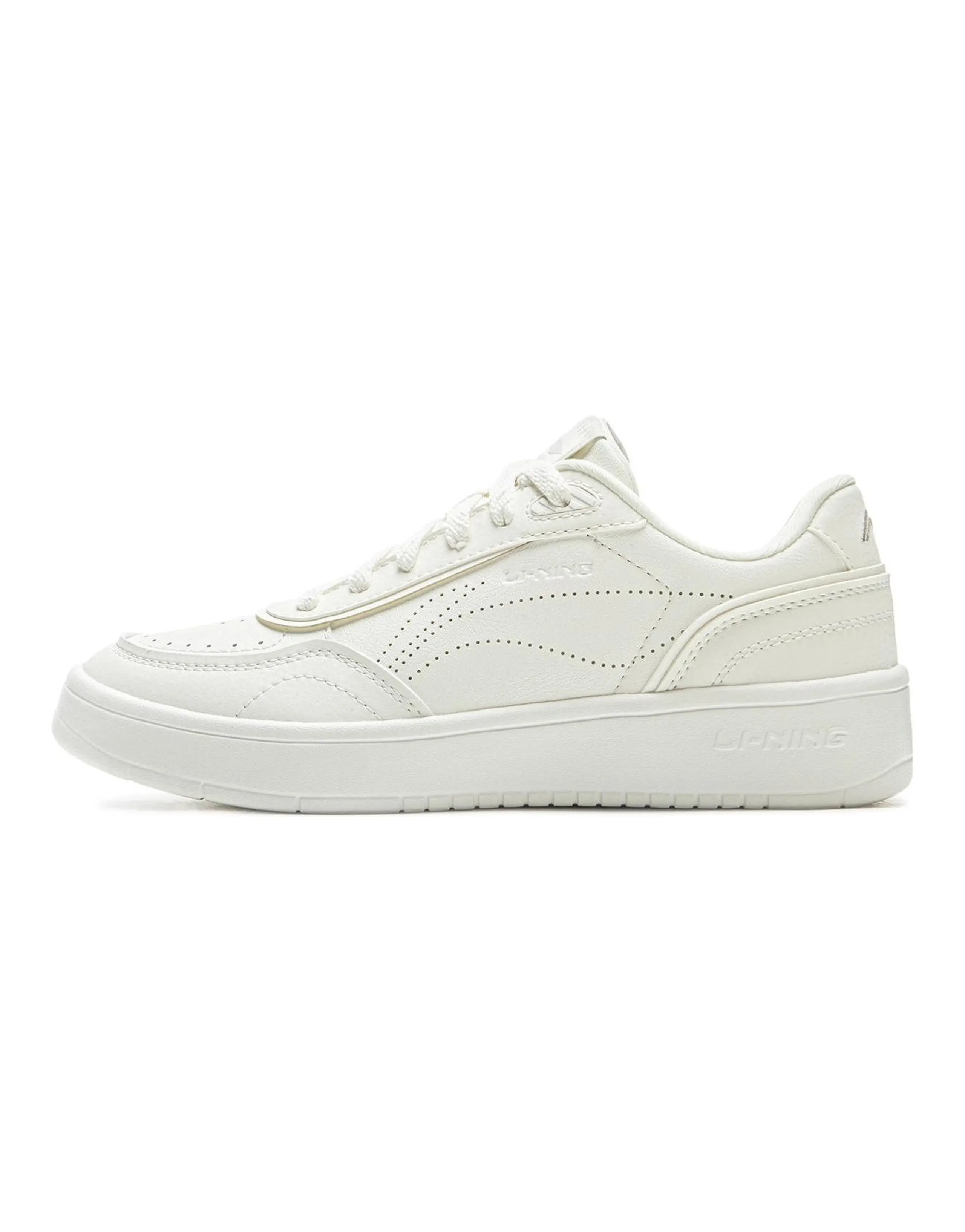 LINING Su Su Skateboard Shoes Women's Low-Top White