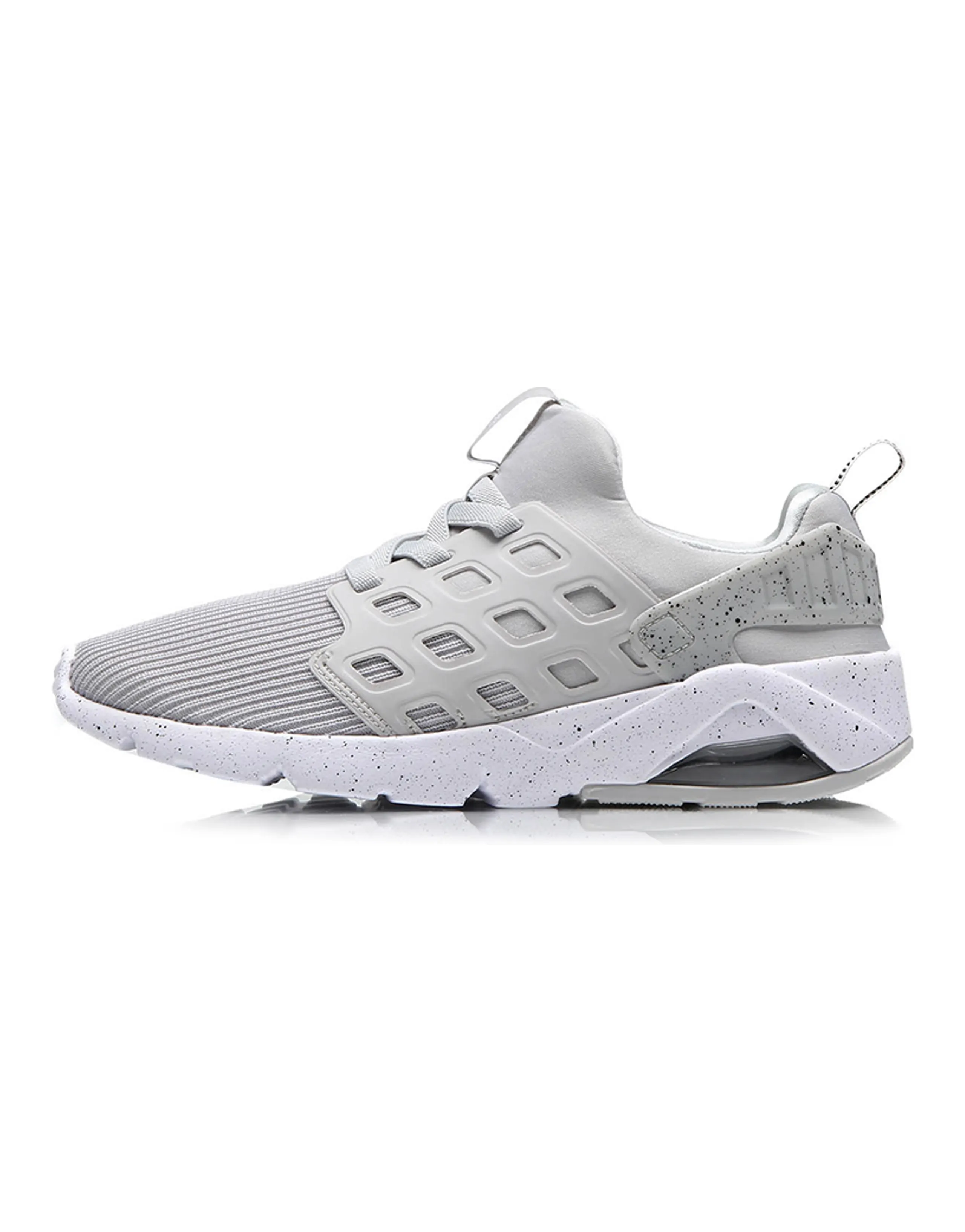 LINING Bubble Casual Shoes Women's Low-Top Gray White