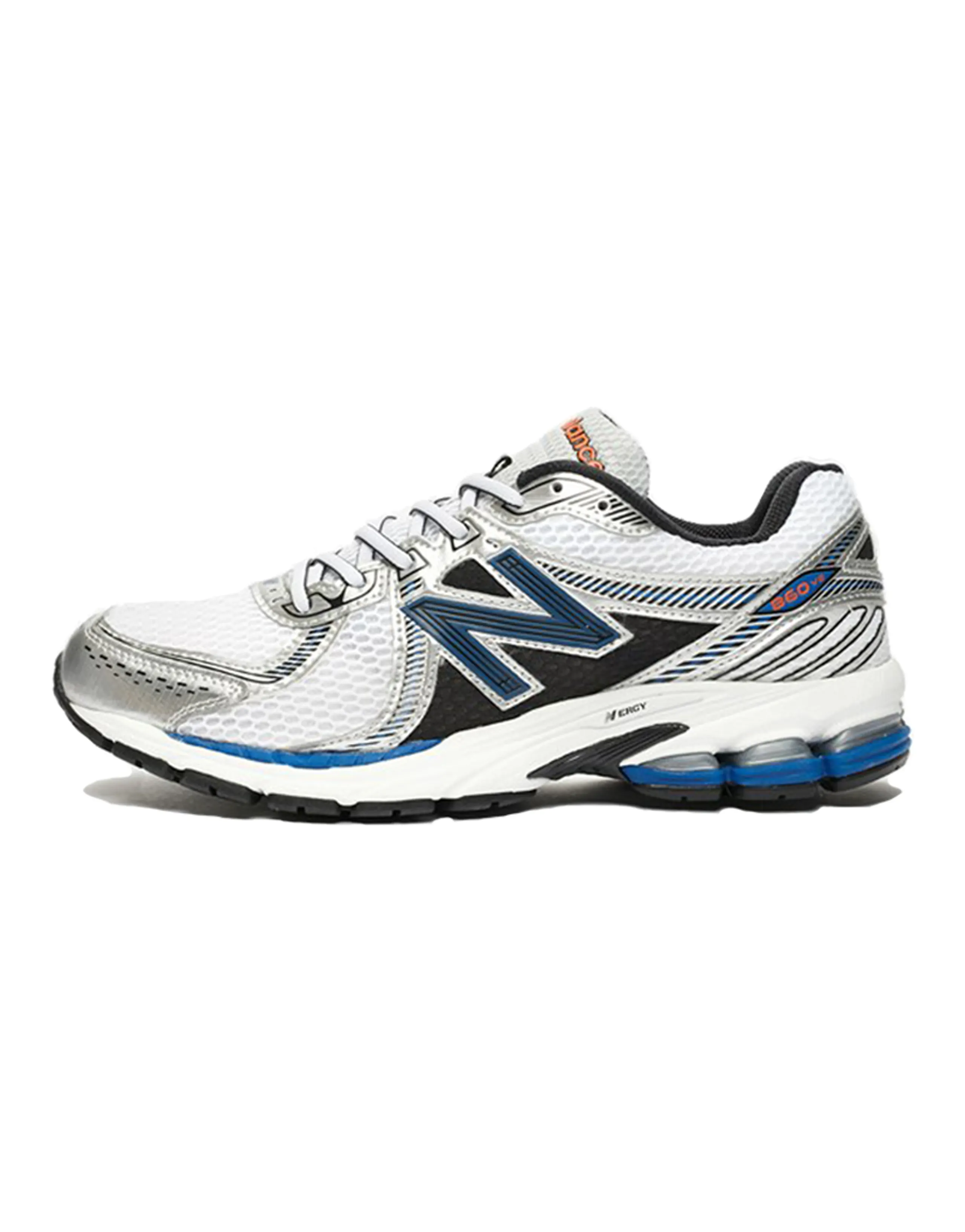 New Balance 860v2 White Team Royal Silver