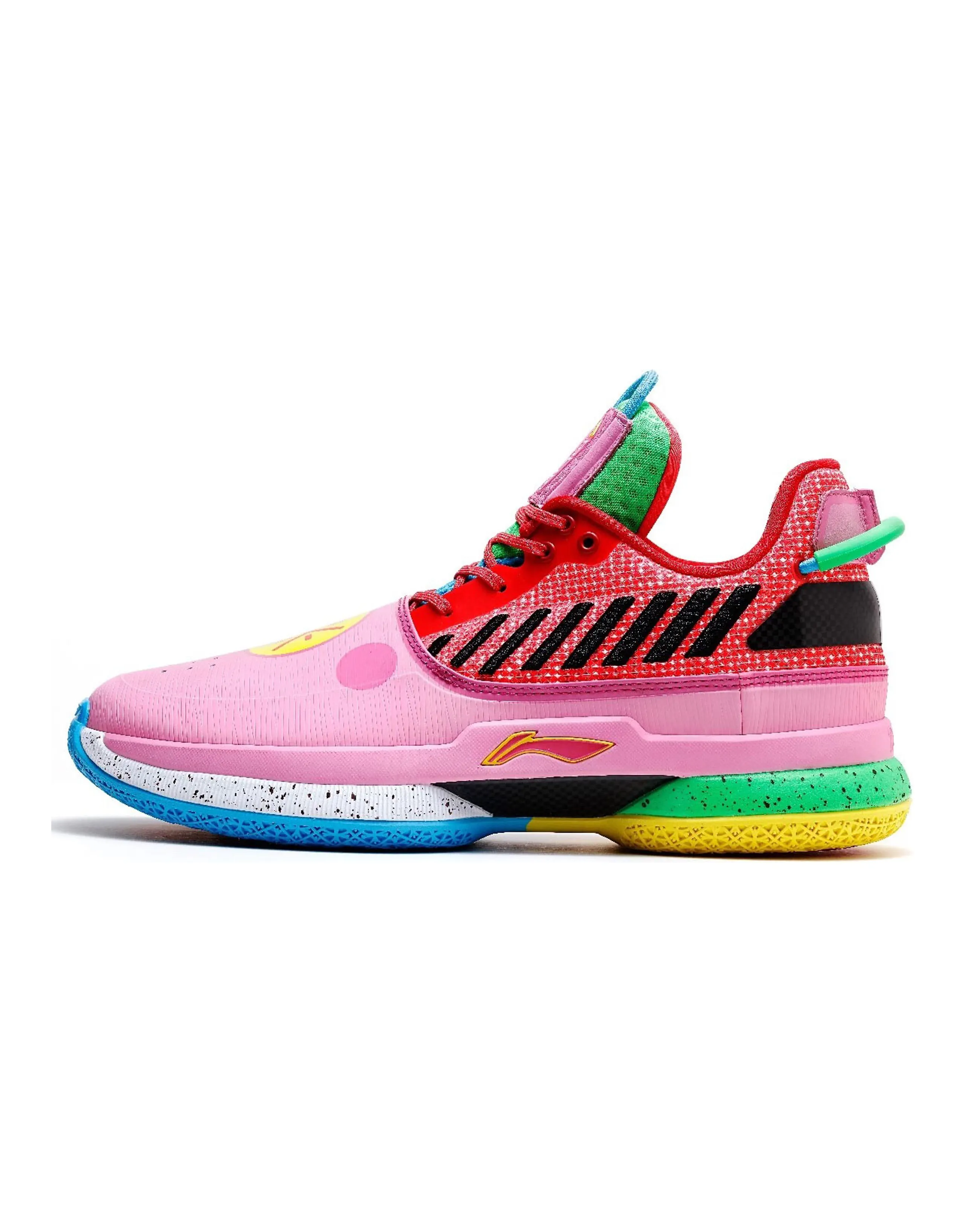 LINING WOW 7 Basketball Shoes Men Low-Top Pink