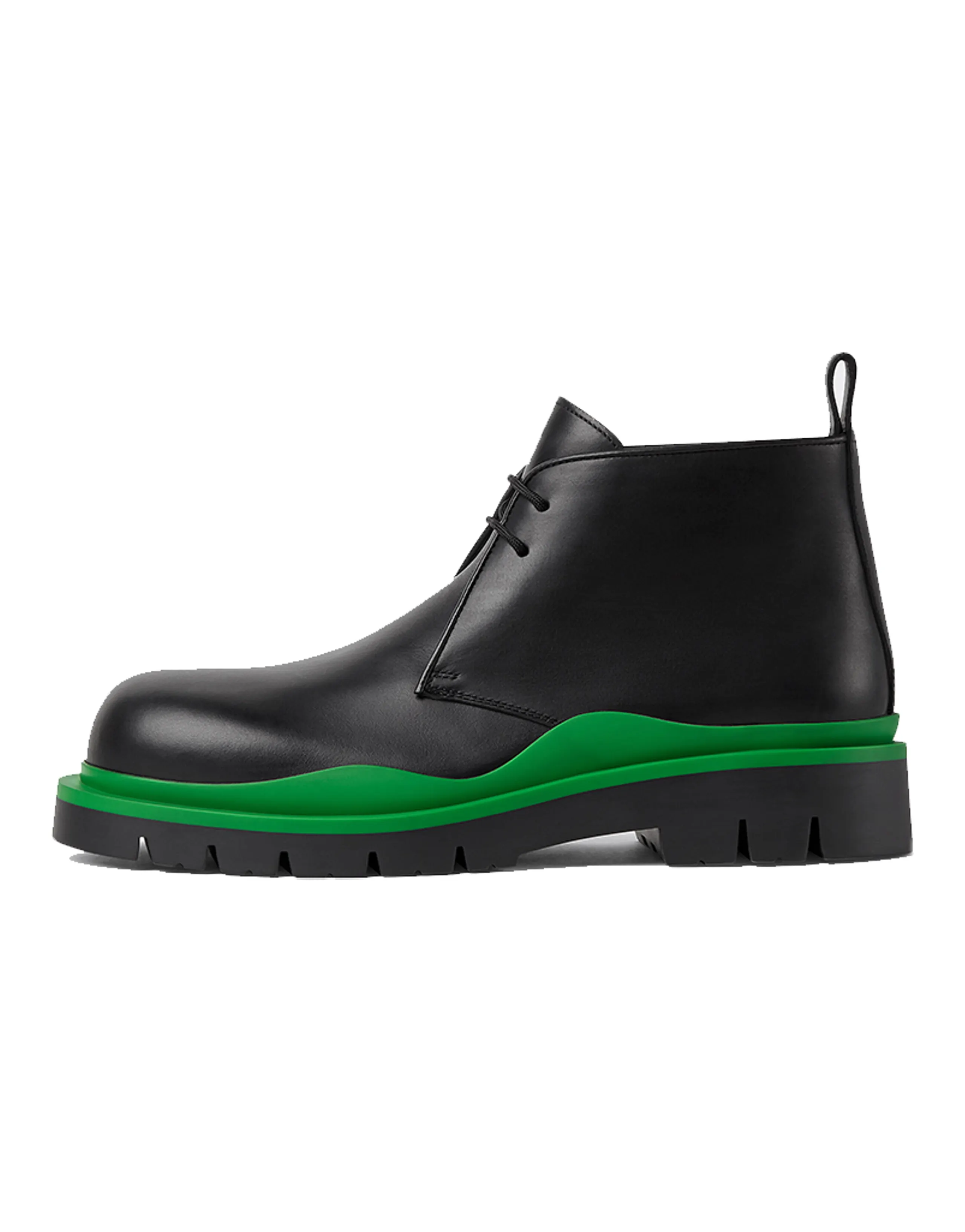 Bottega Veneta Tire Desert Boot Black Green