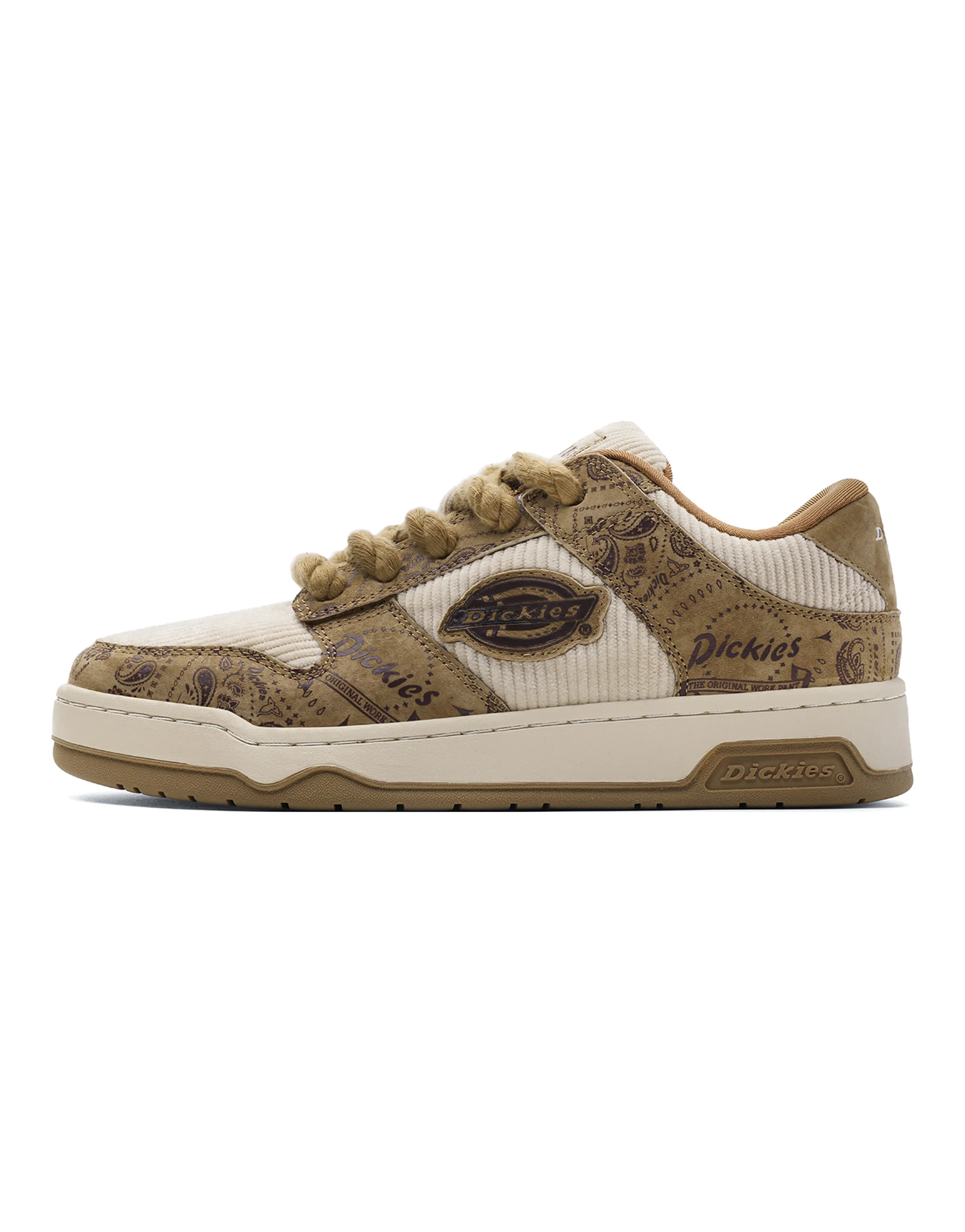 Dickies Low-Top Skateboard Shoes Men's Deer Brown
