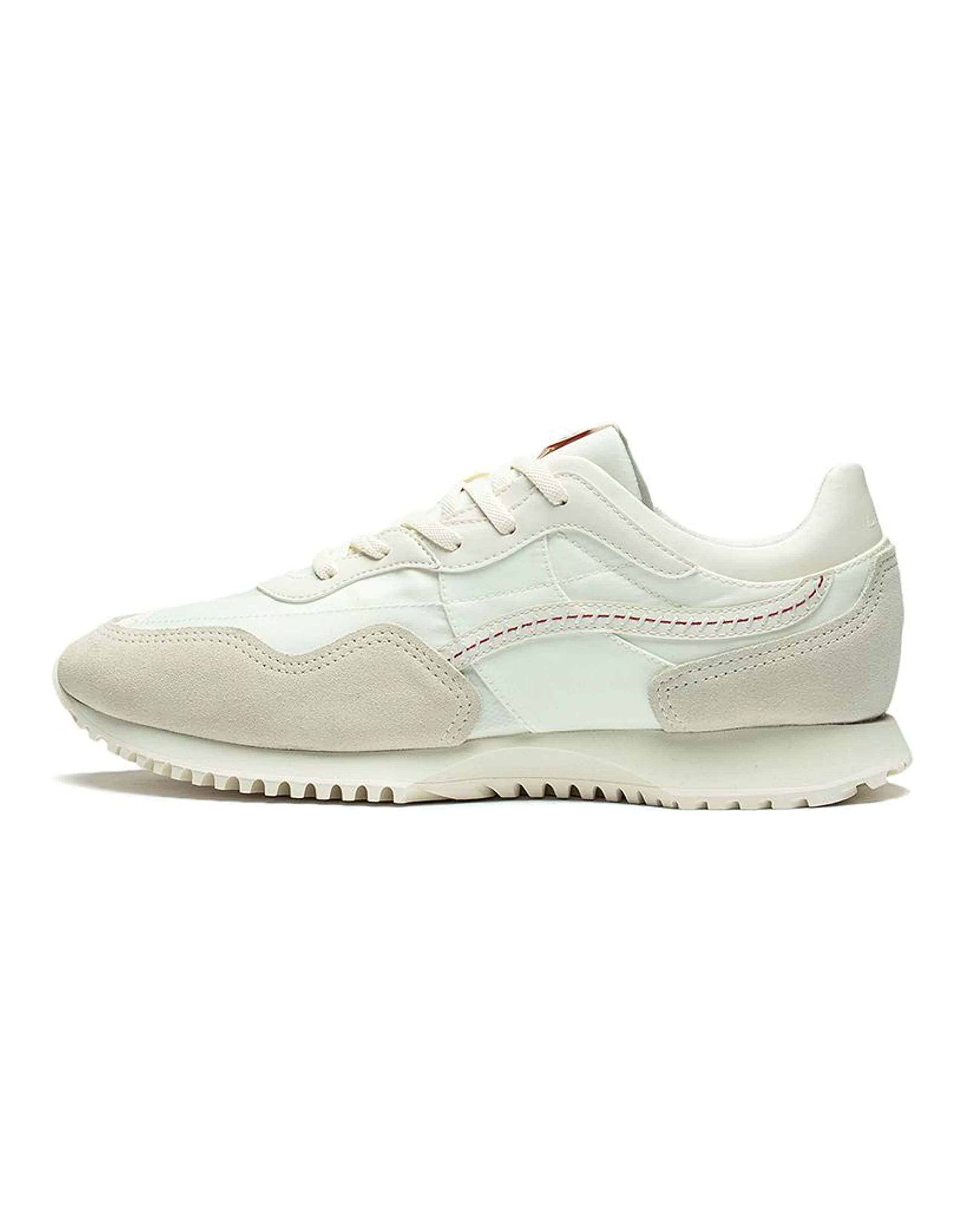 LiNing CF Linen Woven Durable Breathable Low-Top Sports Casual Shoes White