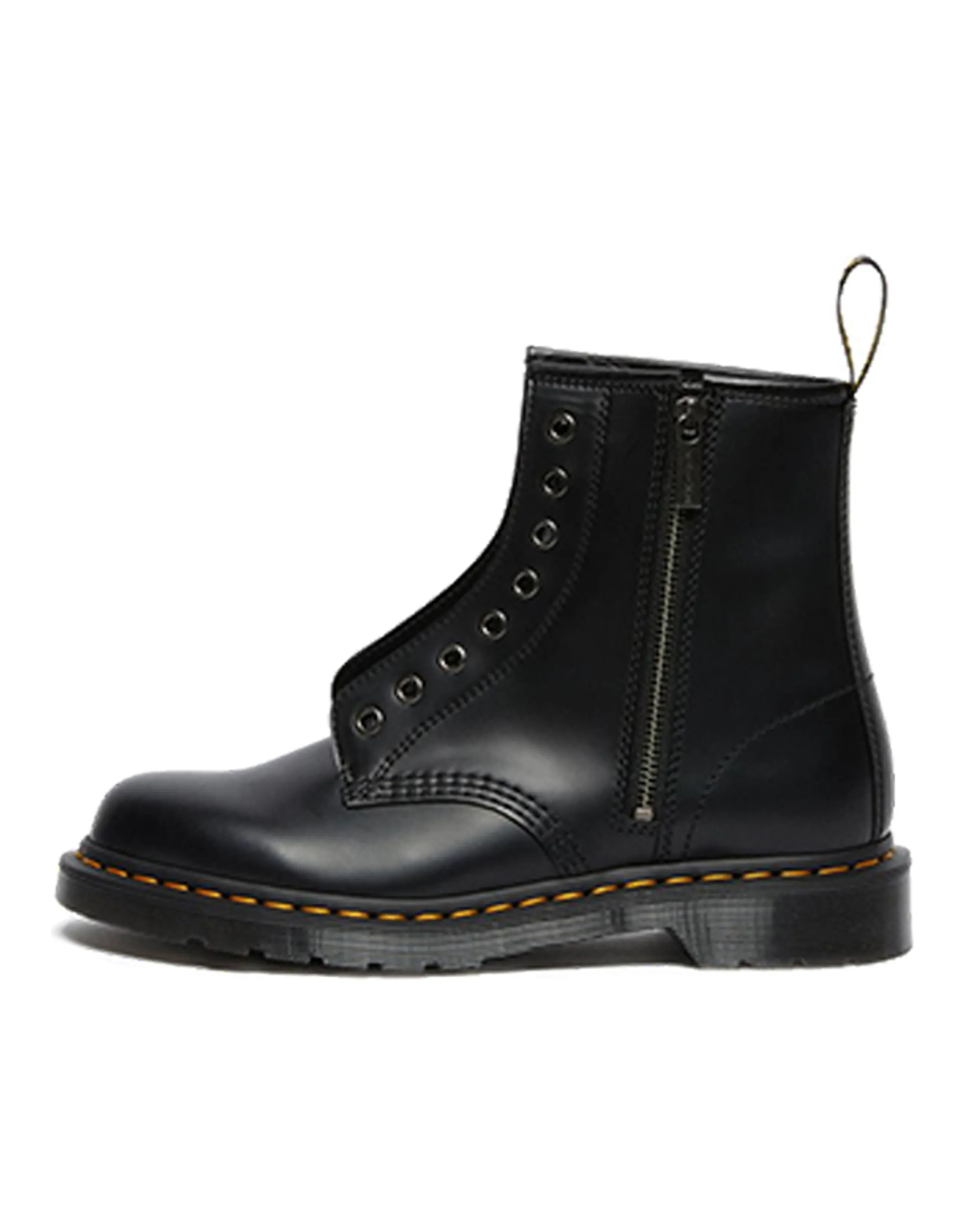 Dr.Martens Dr.Martens 1460 Elastic Smooth Leather Lace Up Boots 'Black'