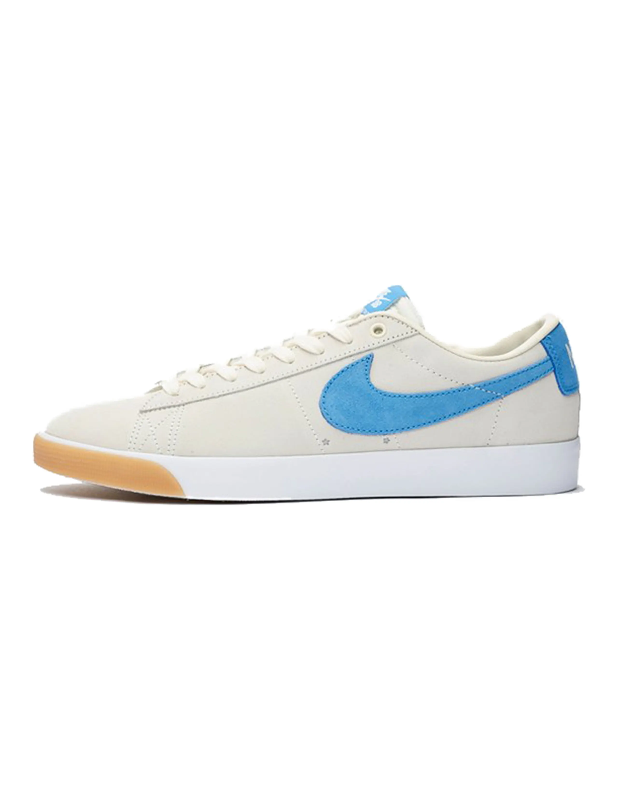 Nike Sb Blazer Low Pale Ivory Pacific Blue