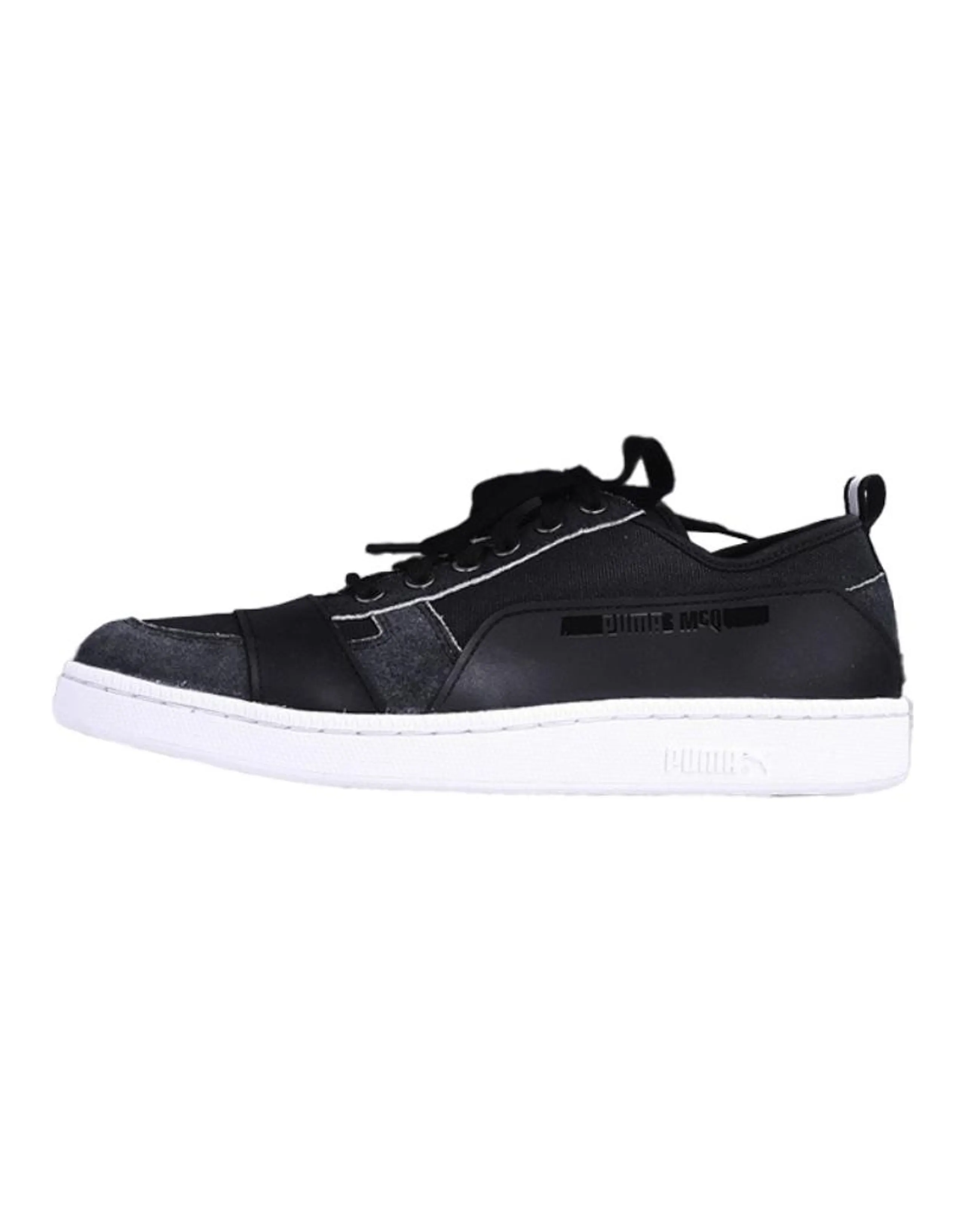 PUMA Mcq Serve Anti-Slip And Wear-Resistant Lightweight Low-Top Skateboard Shoes Men's Black