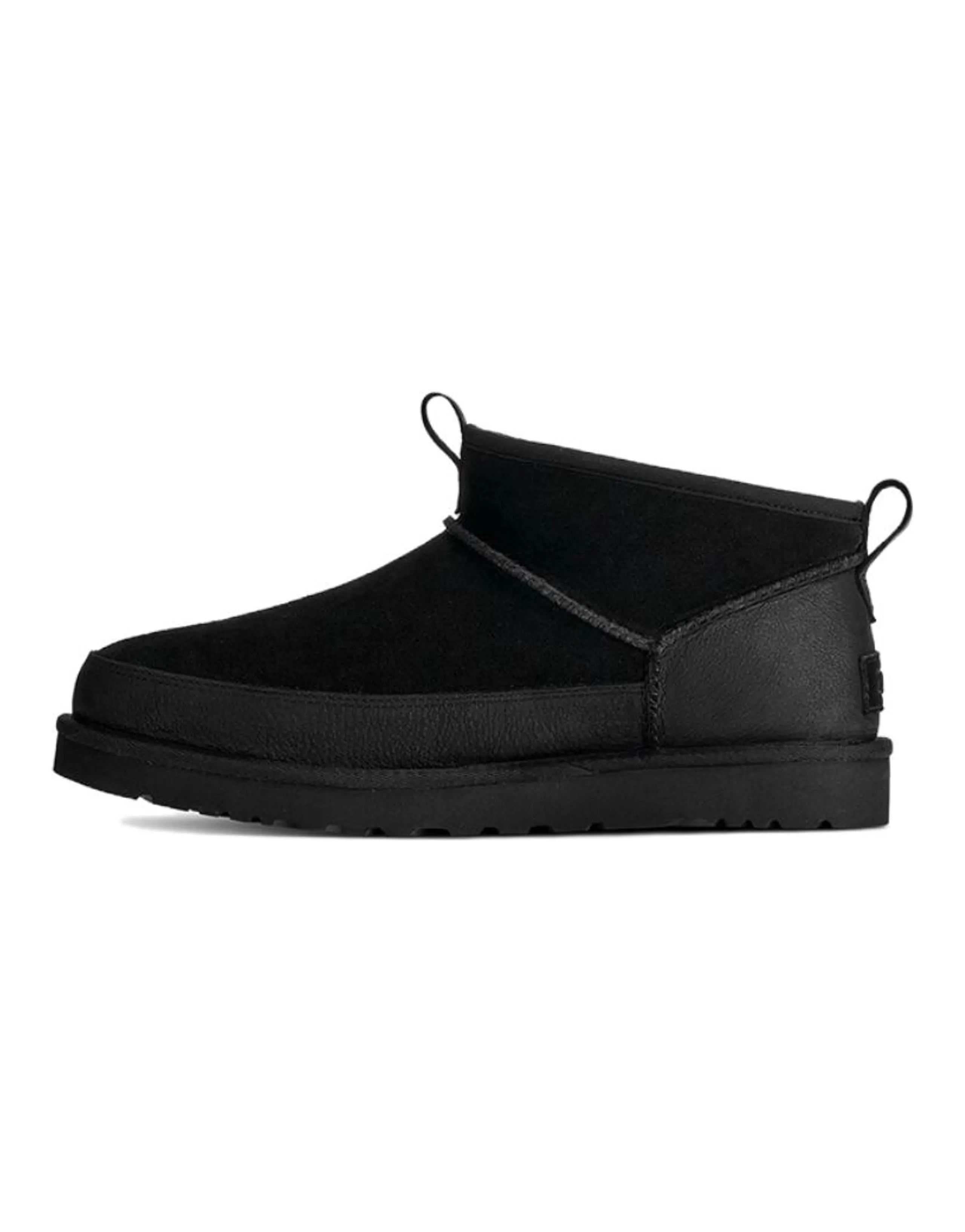 UGG CLASSIC ULTRA MINI Cow Split Leather Comfortable Fashion Snow Boots Men's