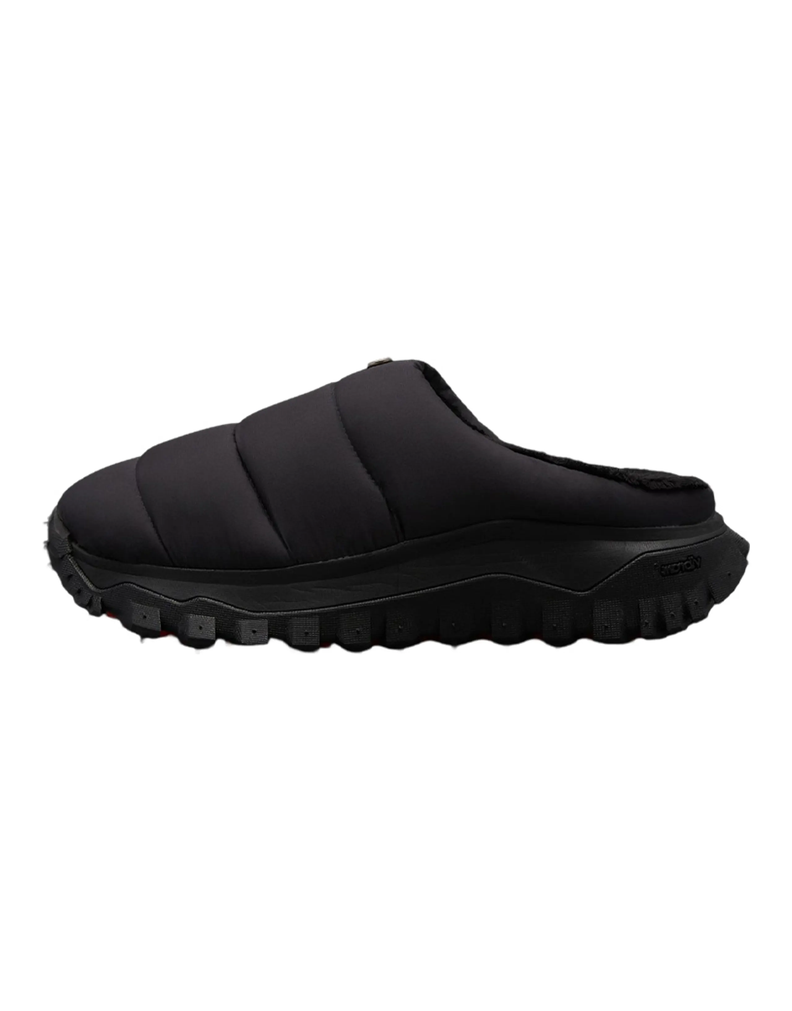 Moncler Rubber Sole Quick Dry Wrap-toe Slippers Men's Black