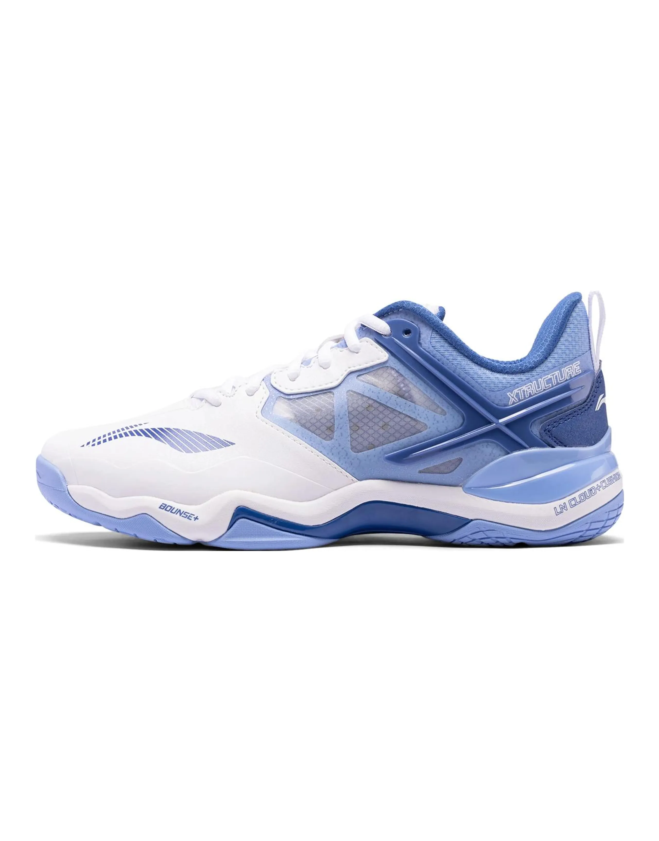 LiNing Sound Explosion OP Abrasion Resistant Low Top Badminton Shoes Men's White Blue