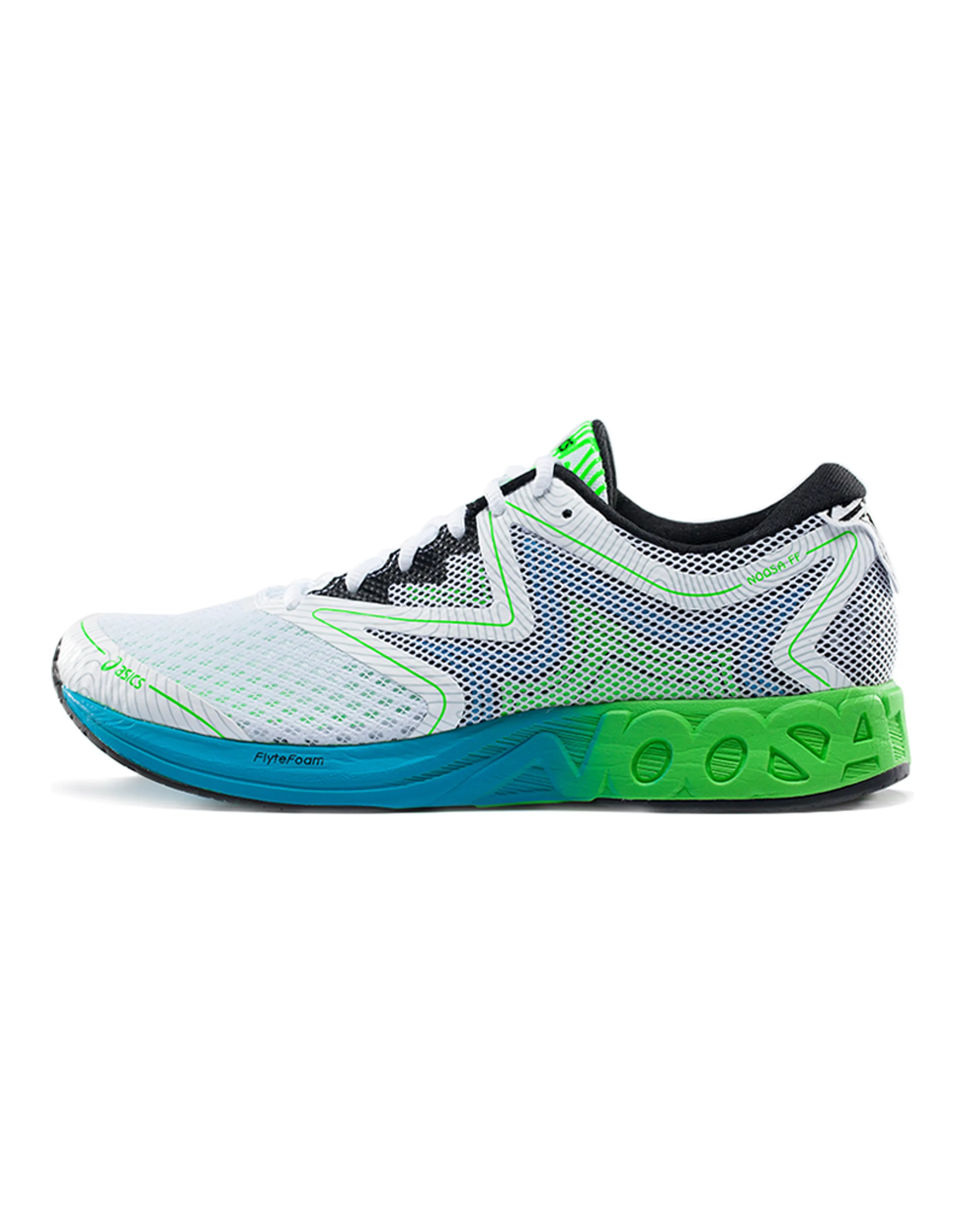 Asics Noosa FF Low-Top Running Shoes Men's White Green
