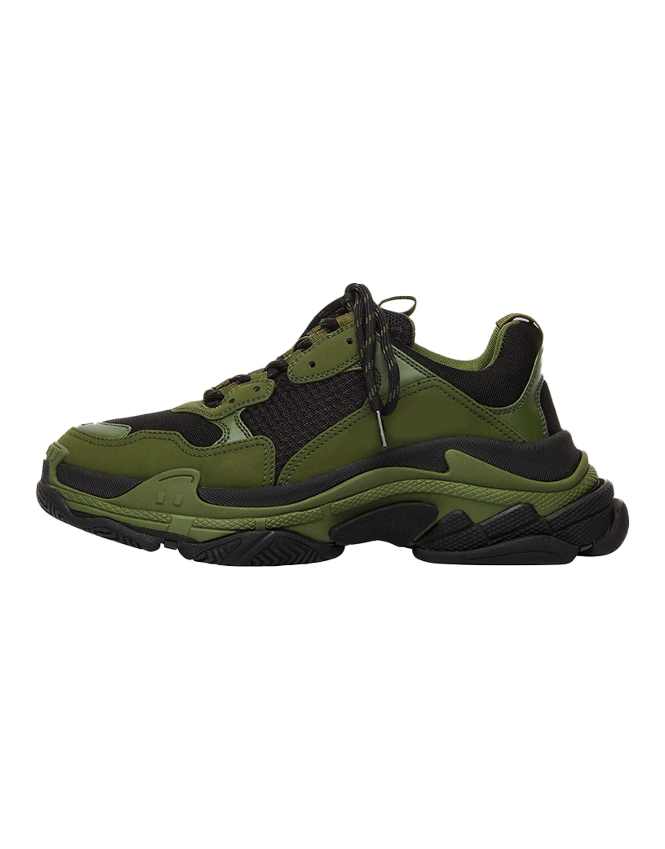 Balenciaga Triple S Dark Green Black