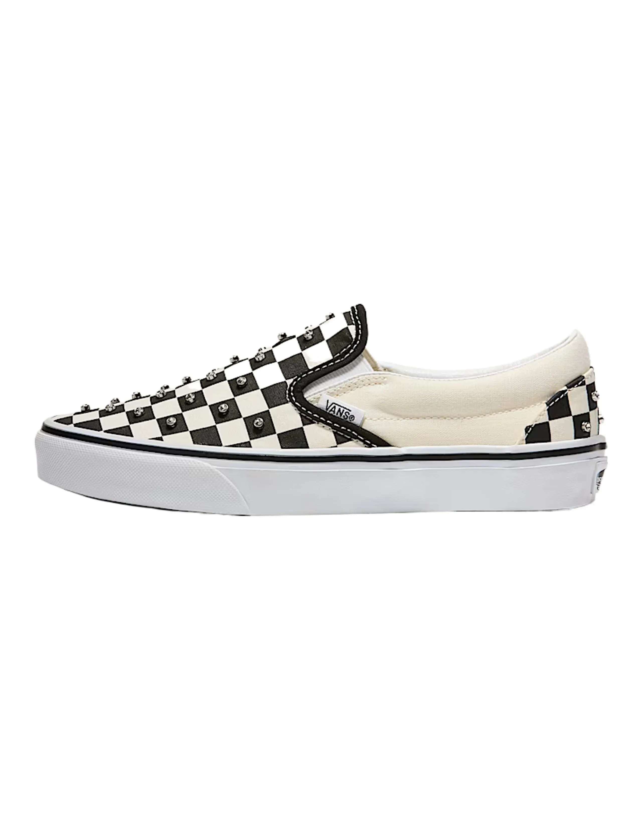Vans CLASSIC SLIP-ON Comfortable Fashion Low-Top Sneakers Unisex Black White