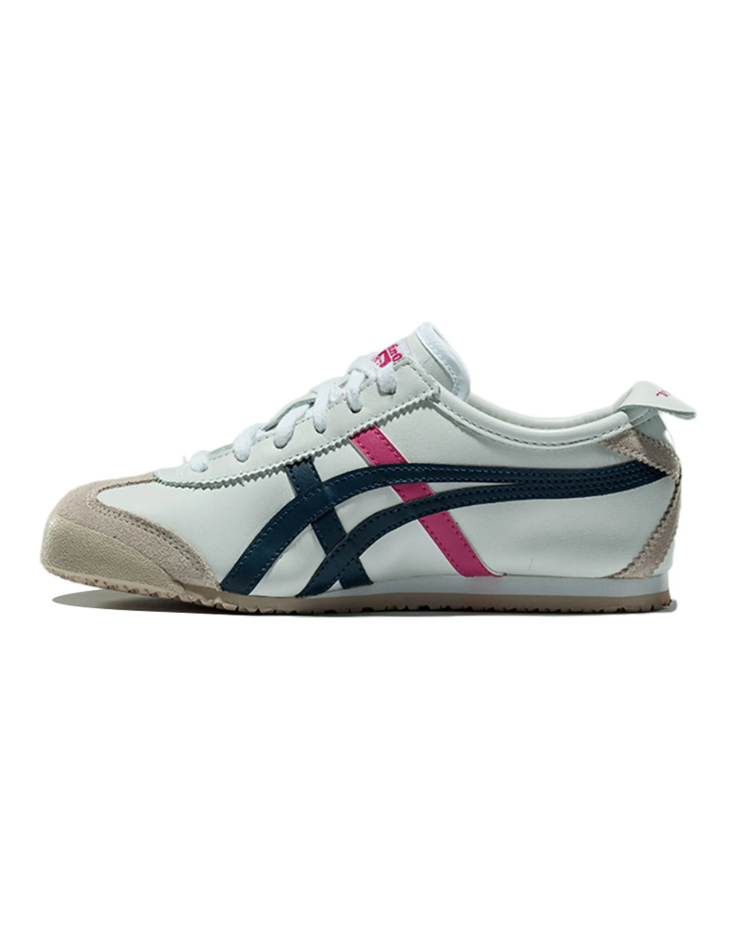 Onitsuka Tiger MEXICO 66 Slip-Resistant Low-Top Casual Shoes Unisex White Red
