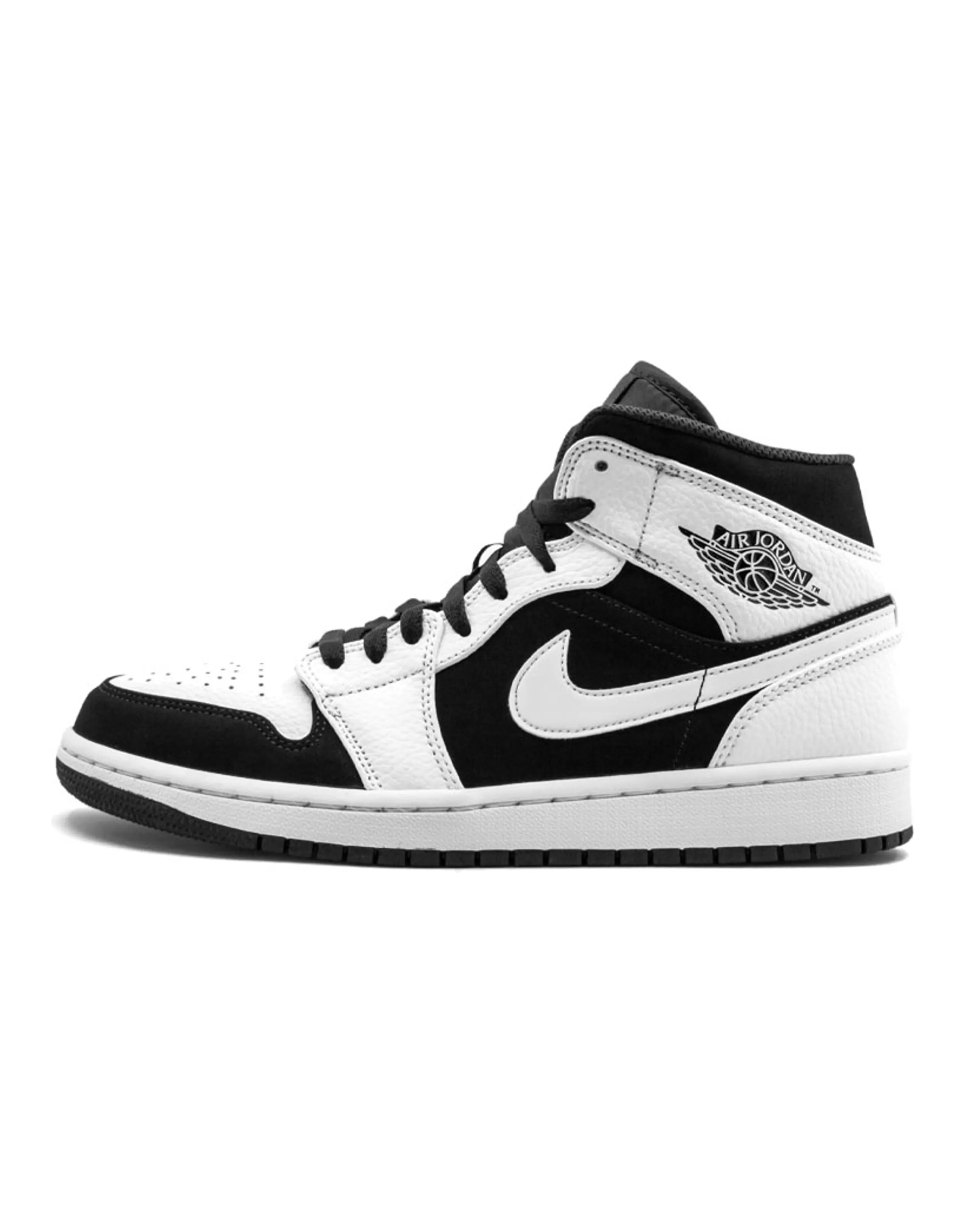 Jordan 1 Mid 'White Black'