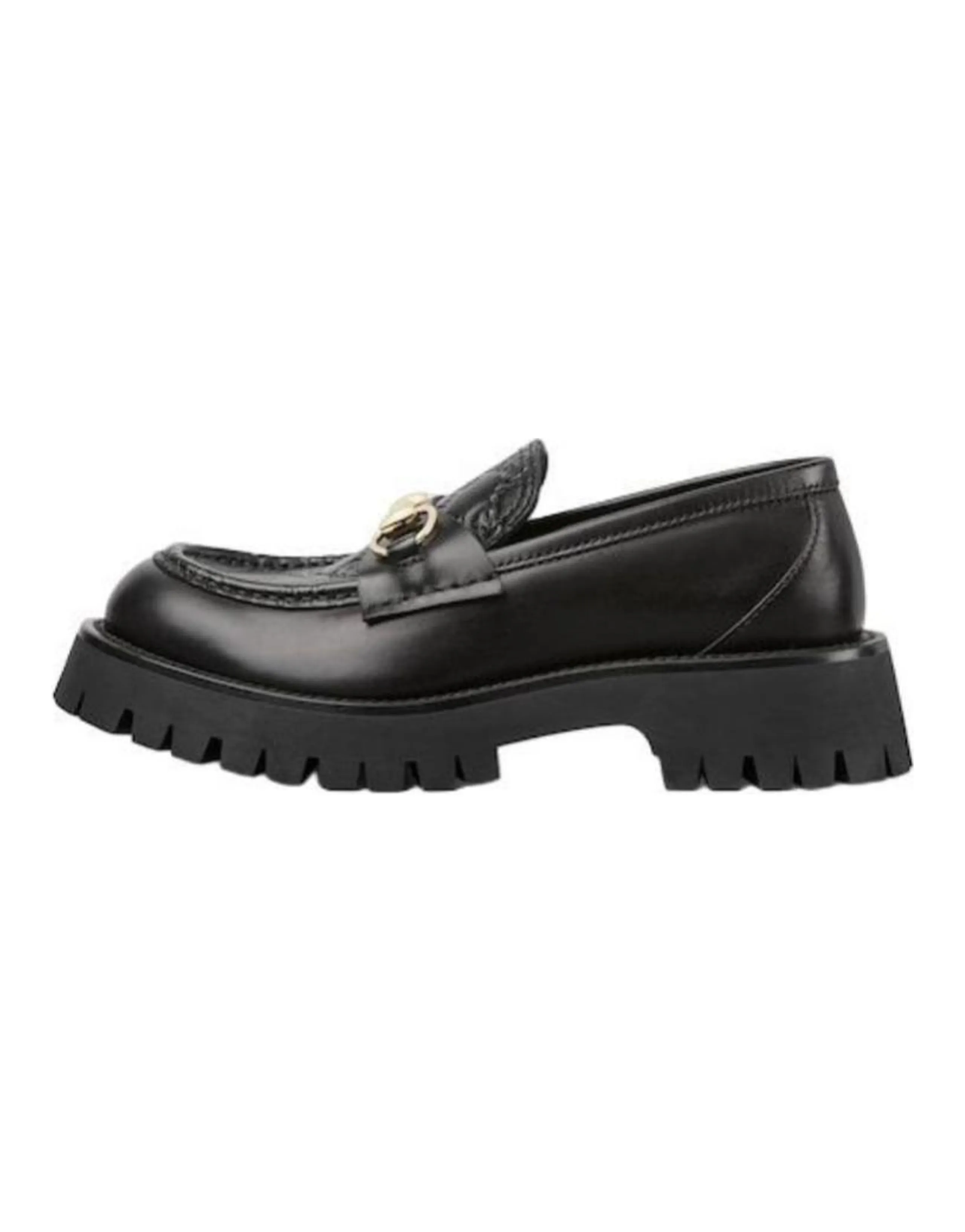 GUCCI Women's Horsebit Lug Sole Loafer 'Black' Women's