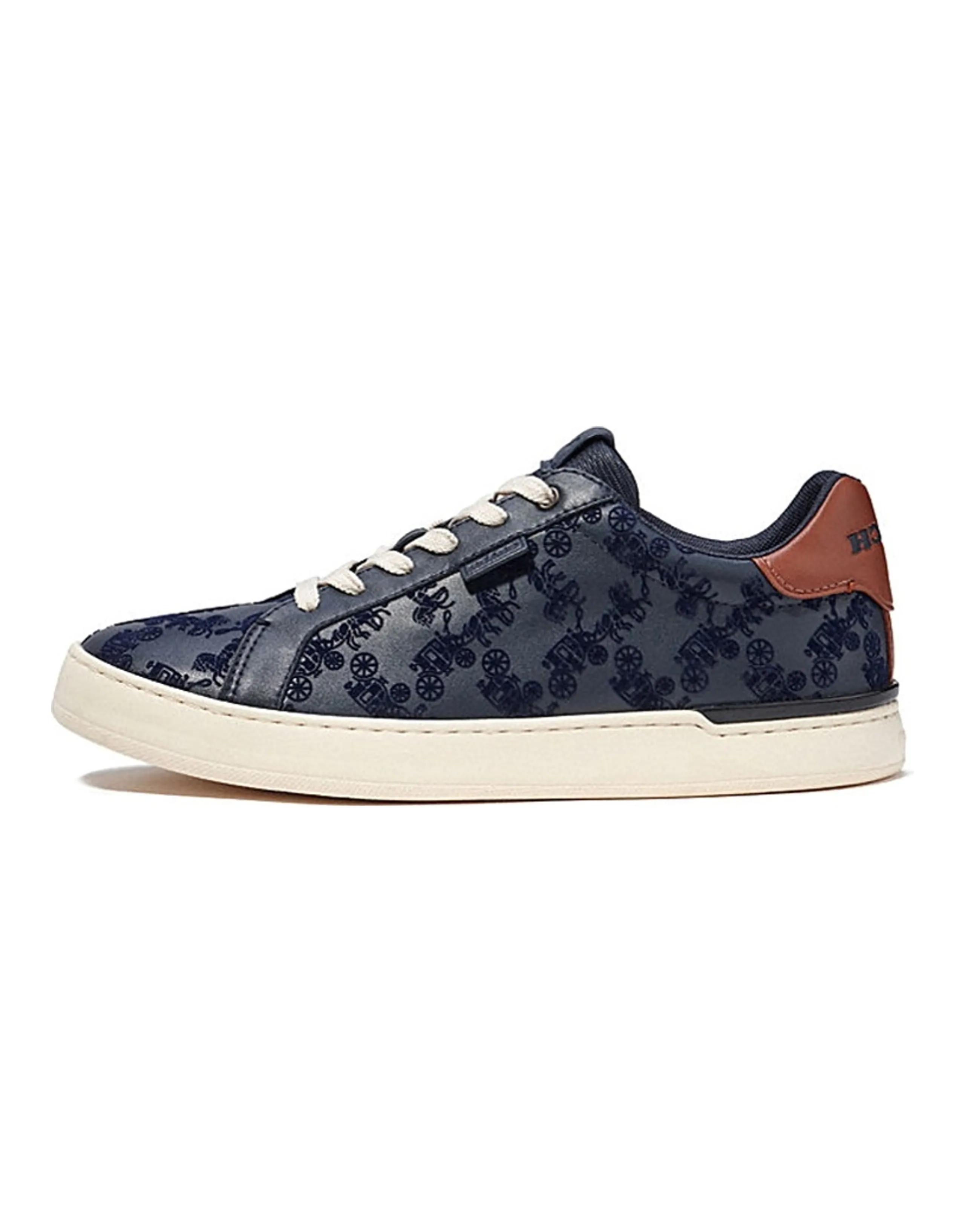 COACH Lowline Low Top Stylish Skateboarding Shoes Men's Blue