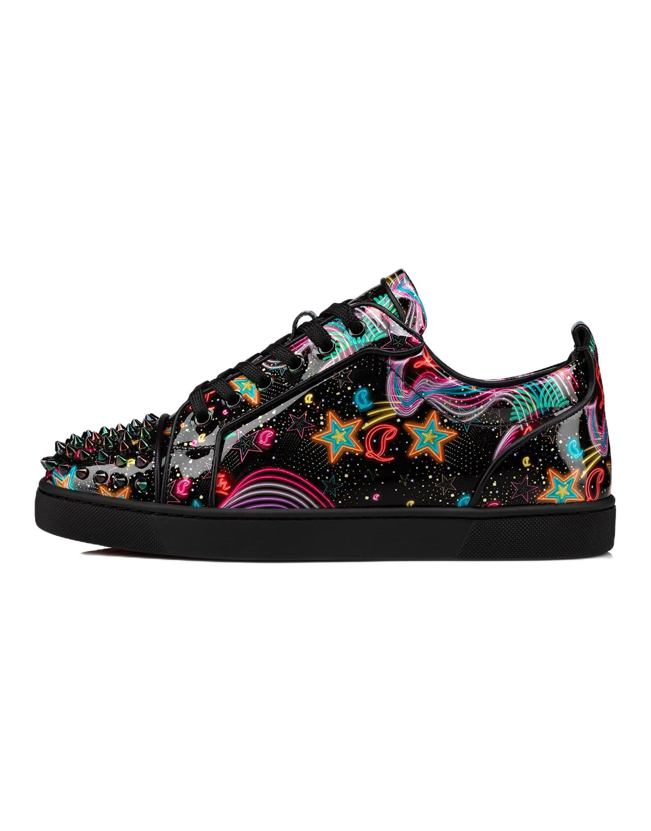 Christian Louboutin Louis Junior 1.0 Skateboard Shoes Men Low-Top Multicolor