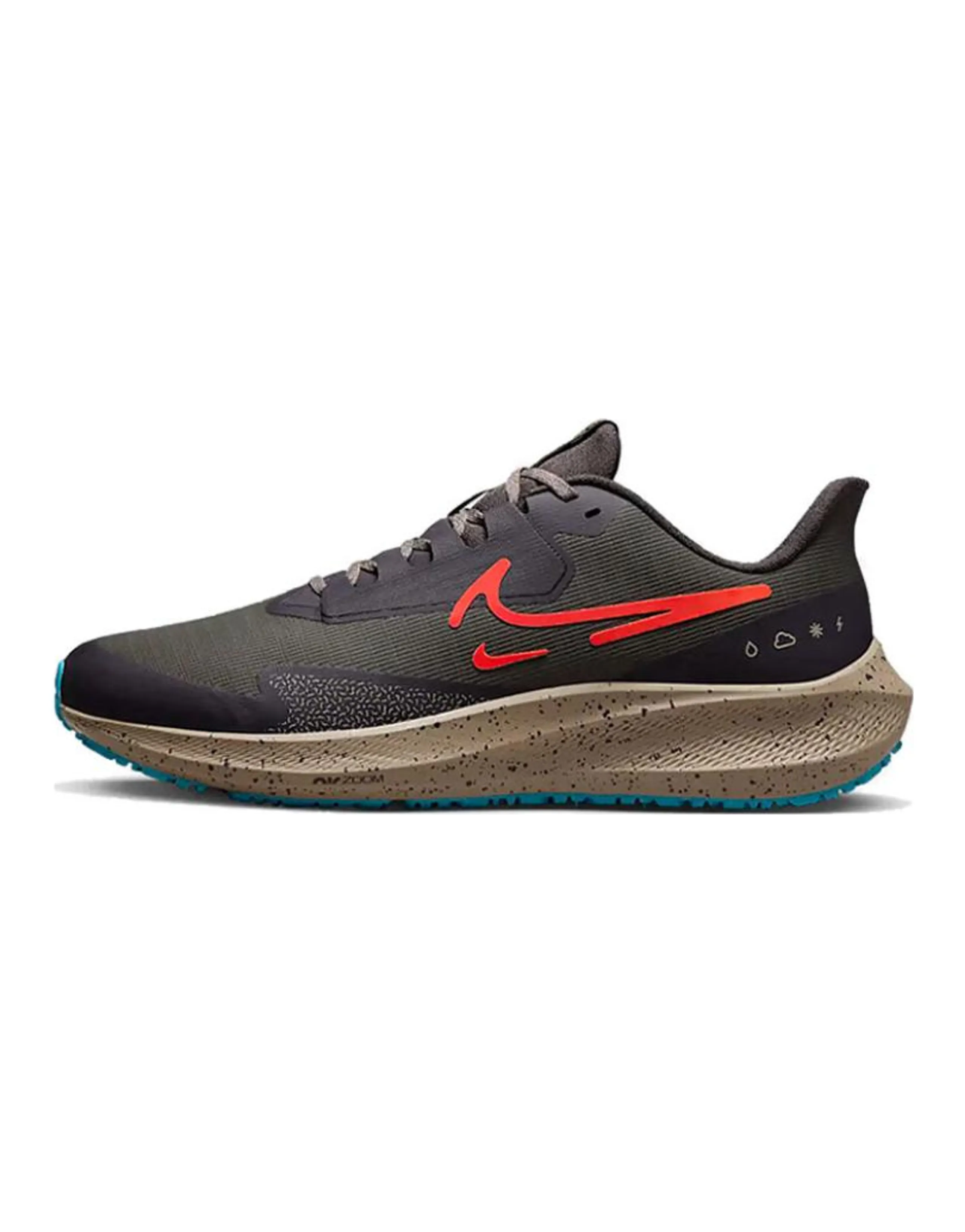 Nike Air Zoom Pegasus 39 Medium Ash Bright Crimson Speckled