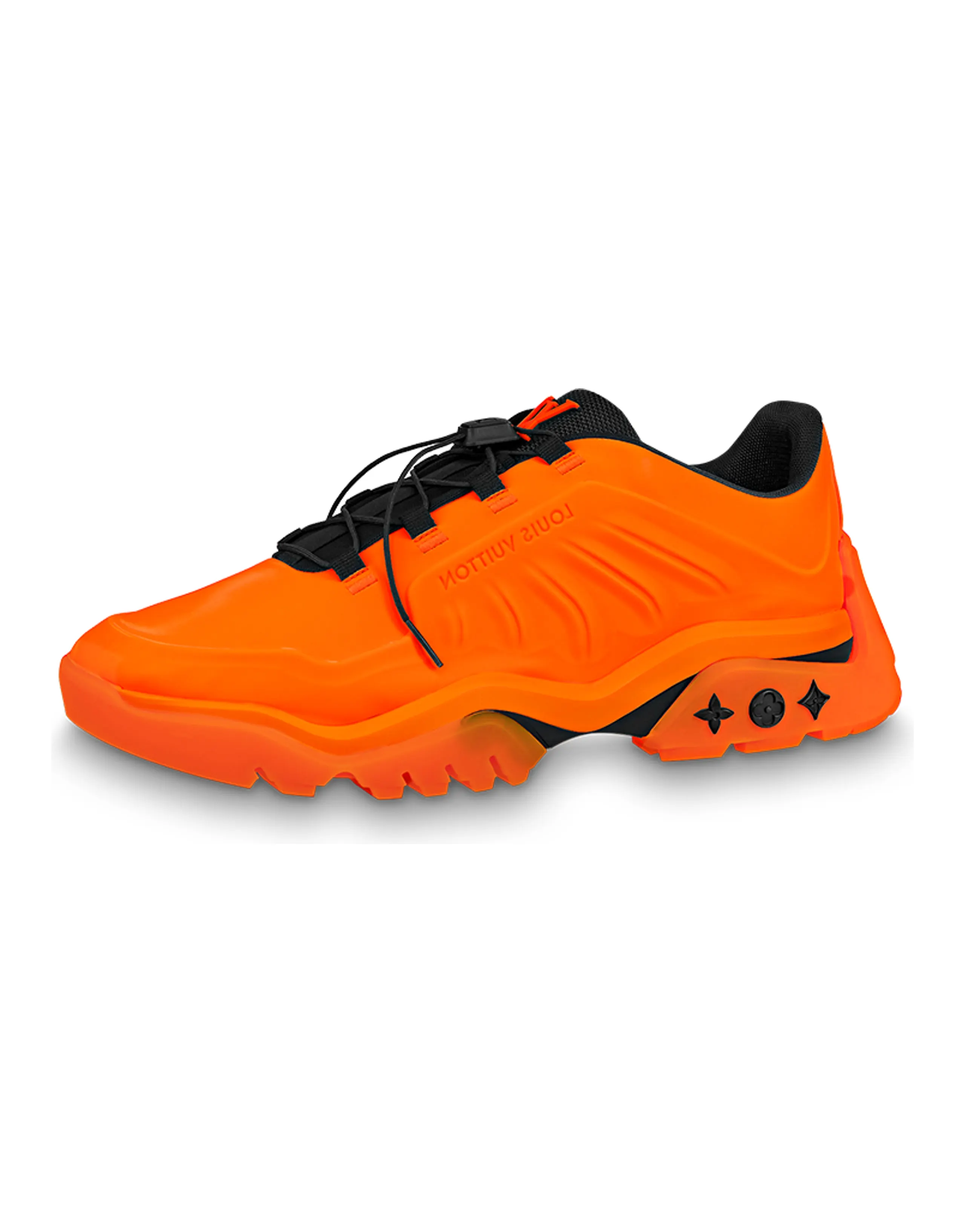 LOUIS VUITTON Millenium Durable Breathable Lightweight Low-Top Casual Shoes Men's Orange