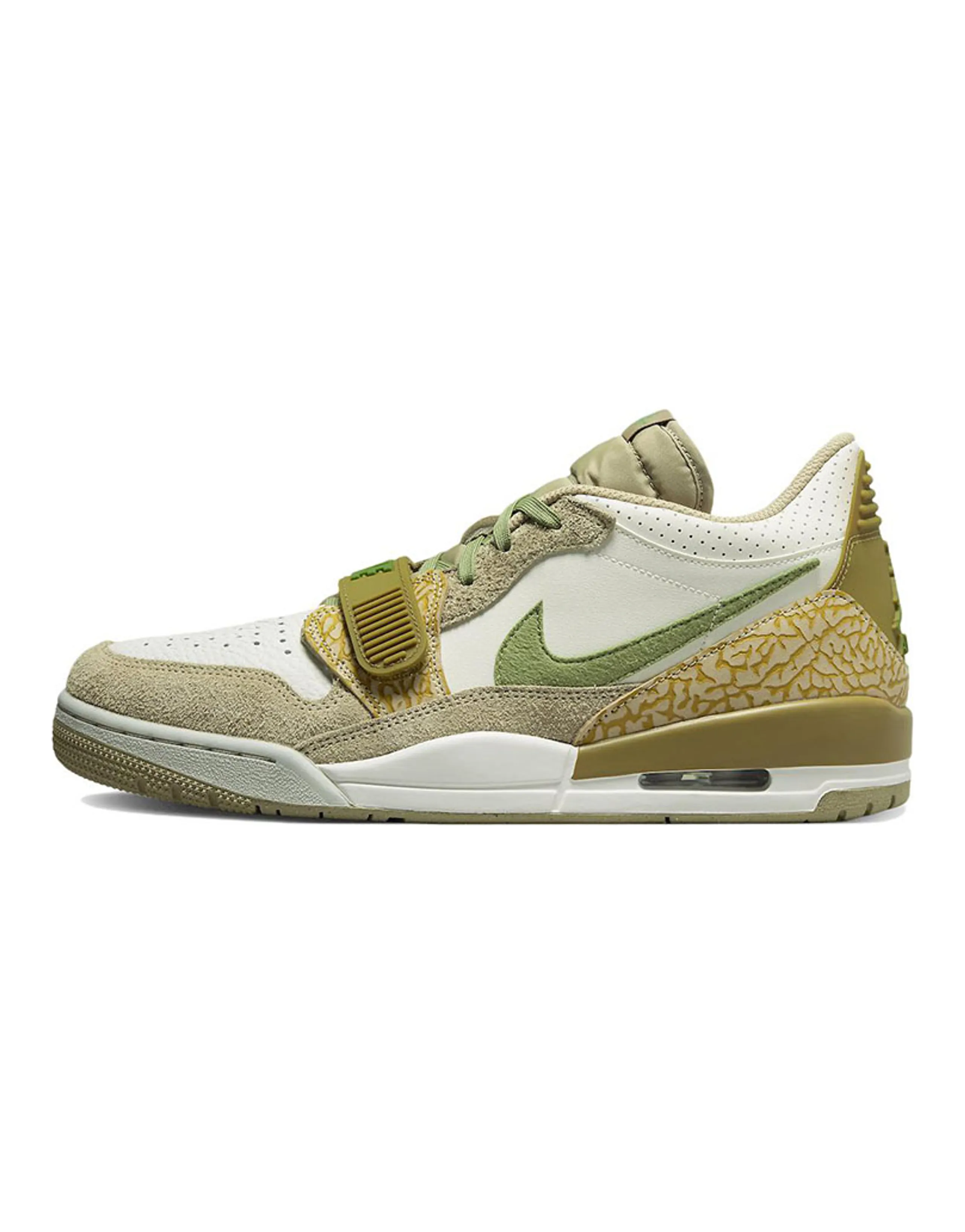 JORDAN Legacy 312 Low Golden Moss Alligator